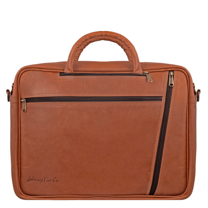 Johnny Fly Co. convertible backpack messenger heren bruin