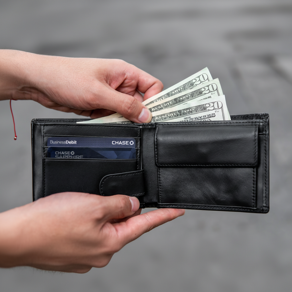 Negotia Folden Portemonnee Zwart