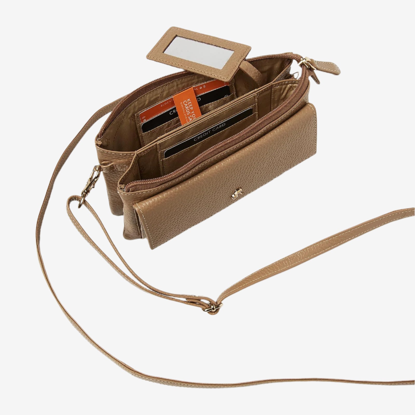 dR Amsterdam clutches dames Mint 1103753 burro binnenkant