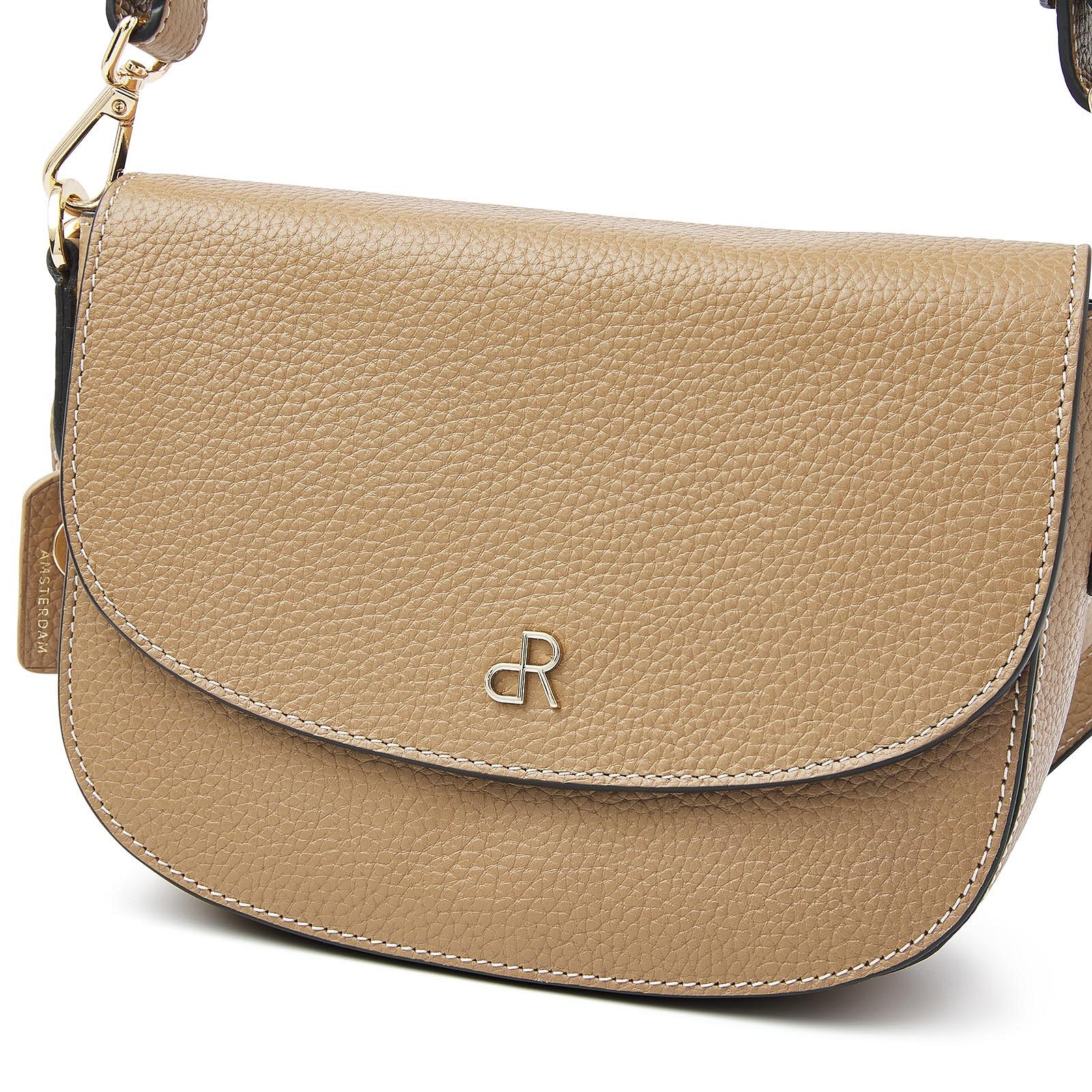 dR Amsterdam handtassen dames Mint 1103780 Burro logo