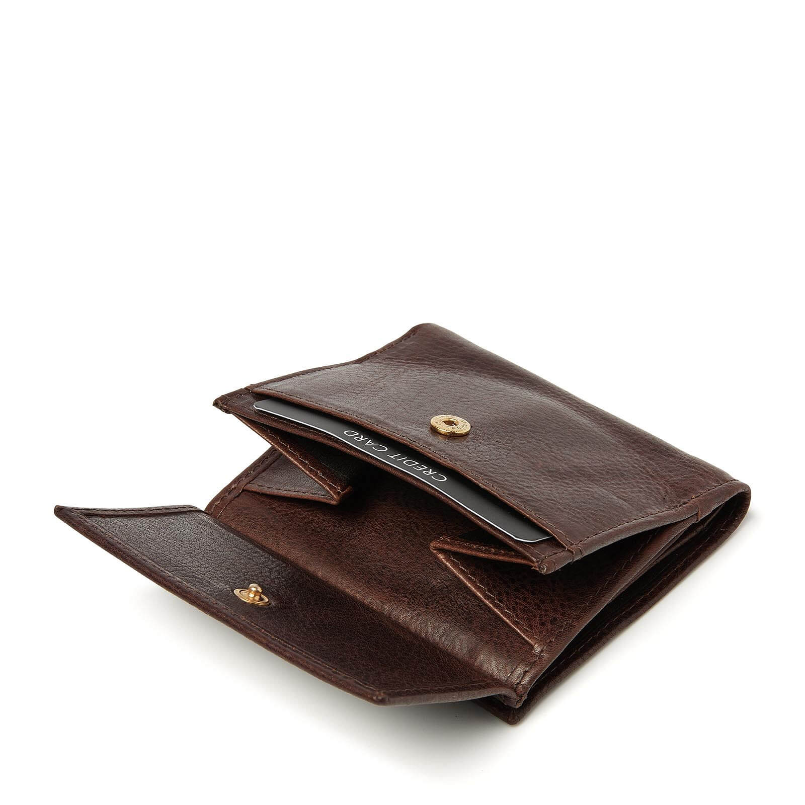 dR Amsterdam portemonnee Milan 28535 voor dames bruin muntvak