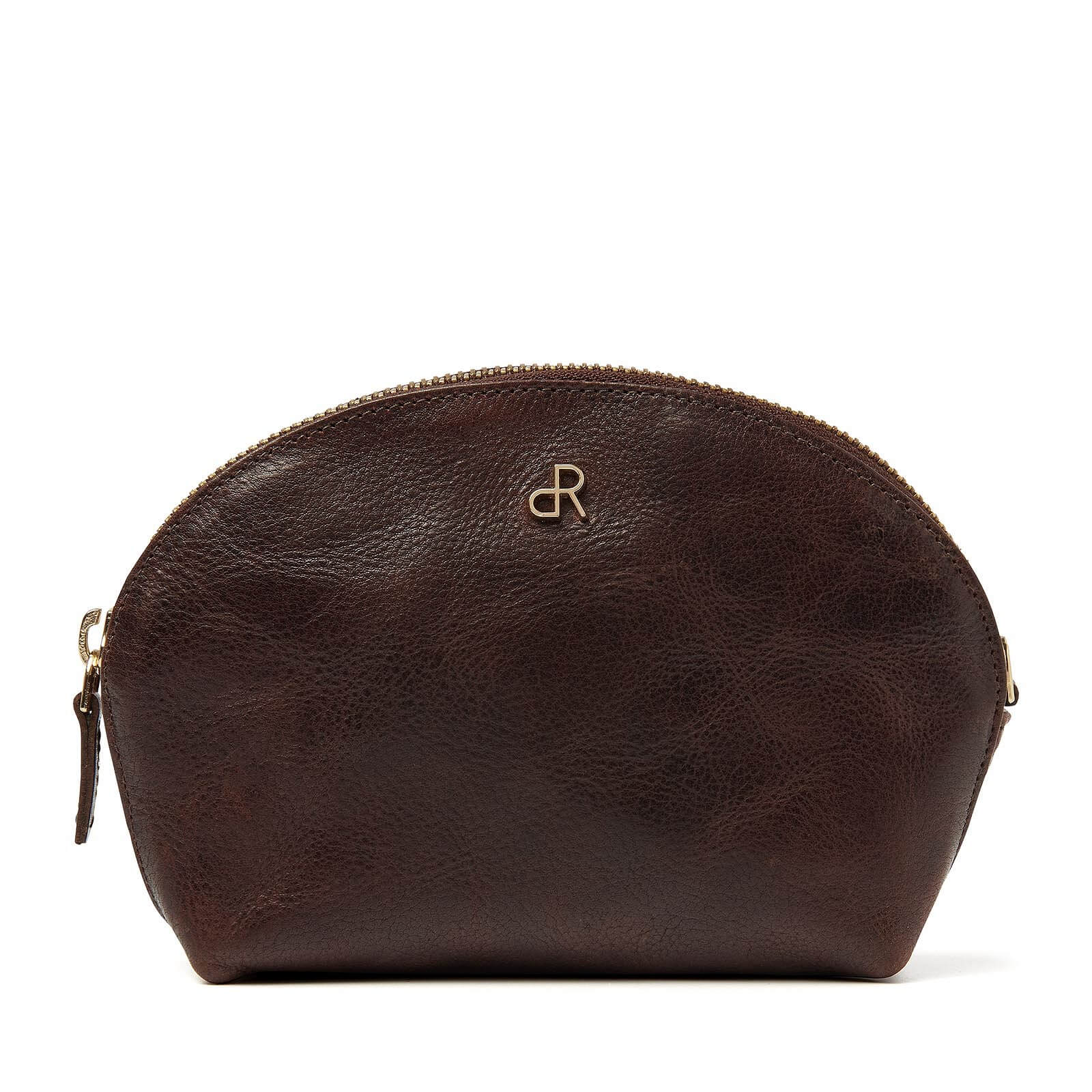 dR Amsterdam leren Make-up Tasje Milan voor dames 28630 bruin