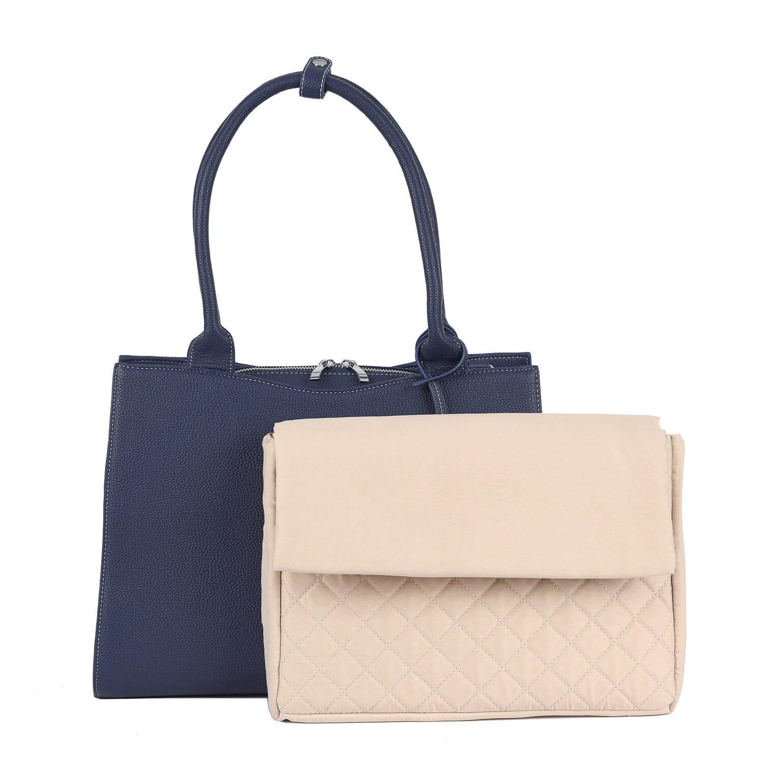 Socha laptoptas Midi 14 voor dames 4029276048772 navy blue sleeve