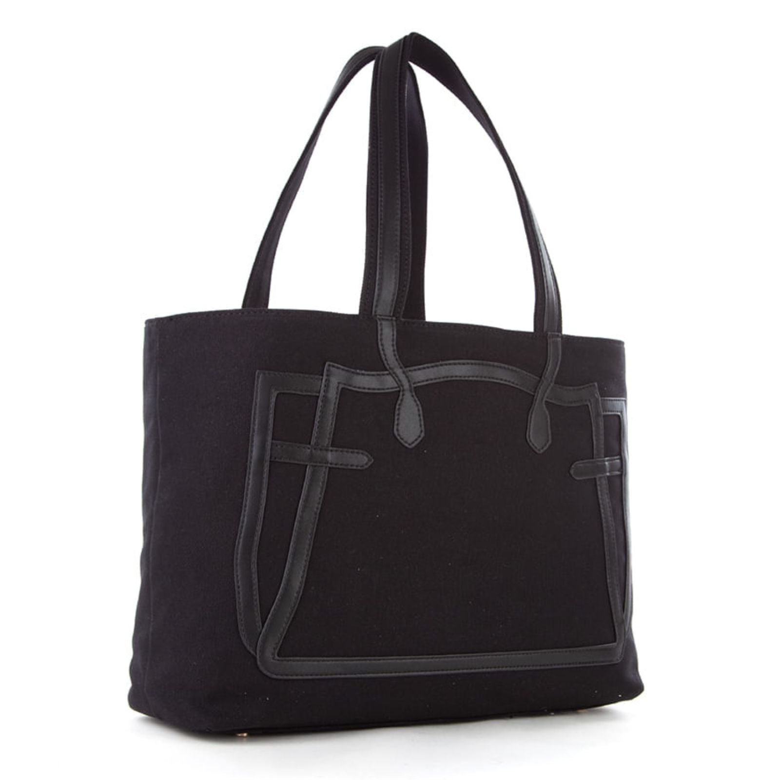 V°73 shopper RESPONSIBILITY MUST voor dames 73BS7UH01 black achterkant