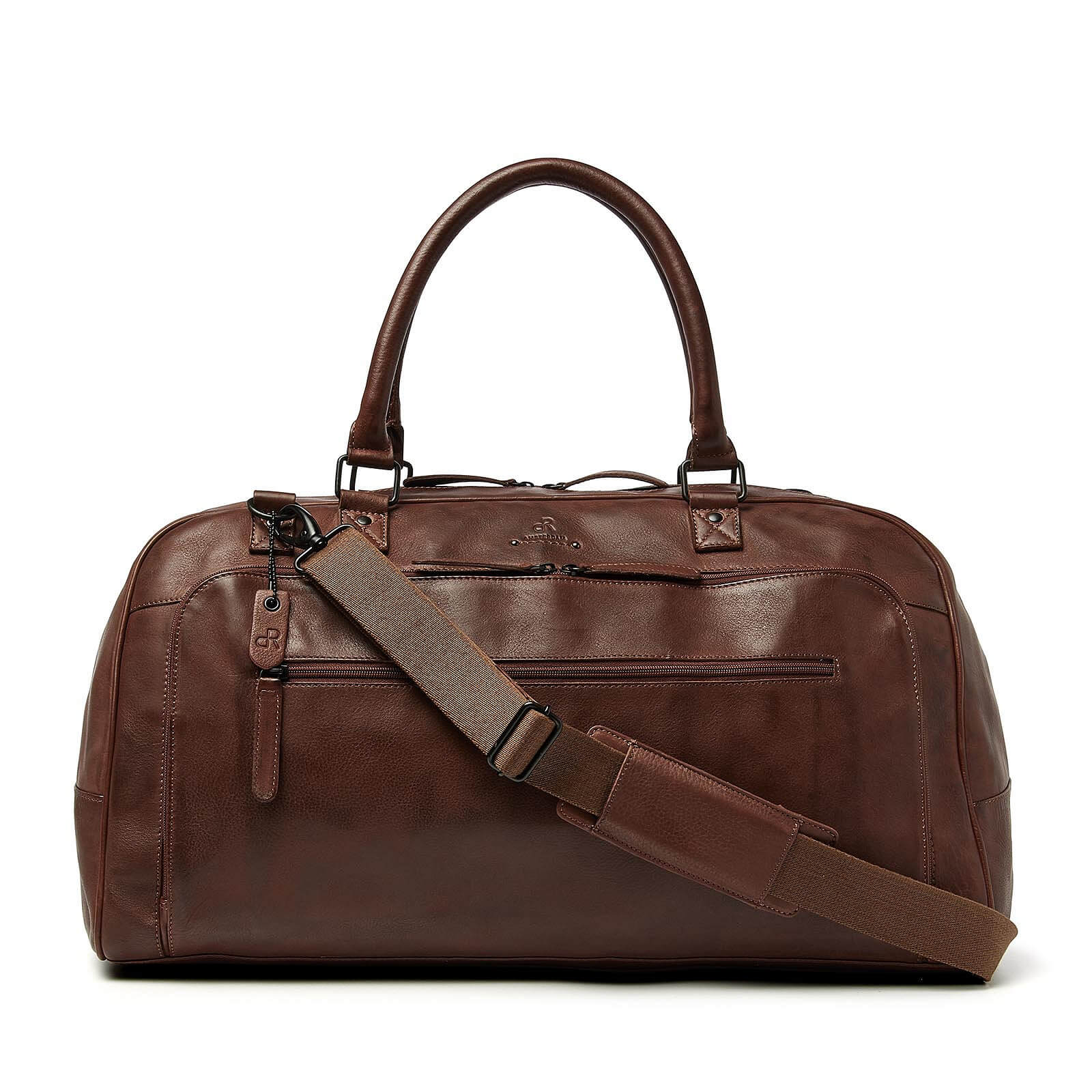 dR Amsterdam leren weekendtas Tampa voor unisex 933695 bruin