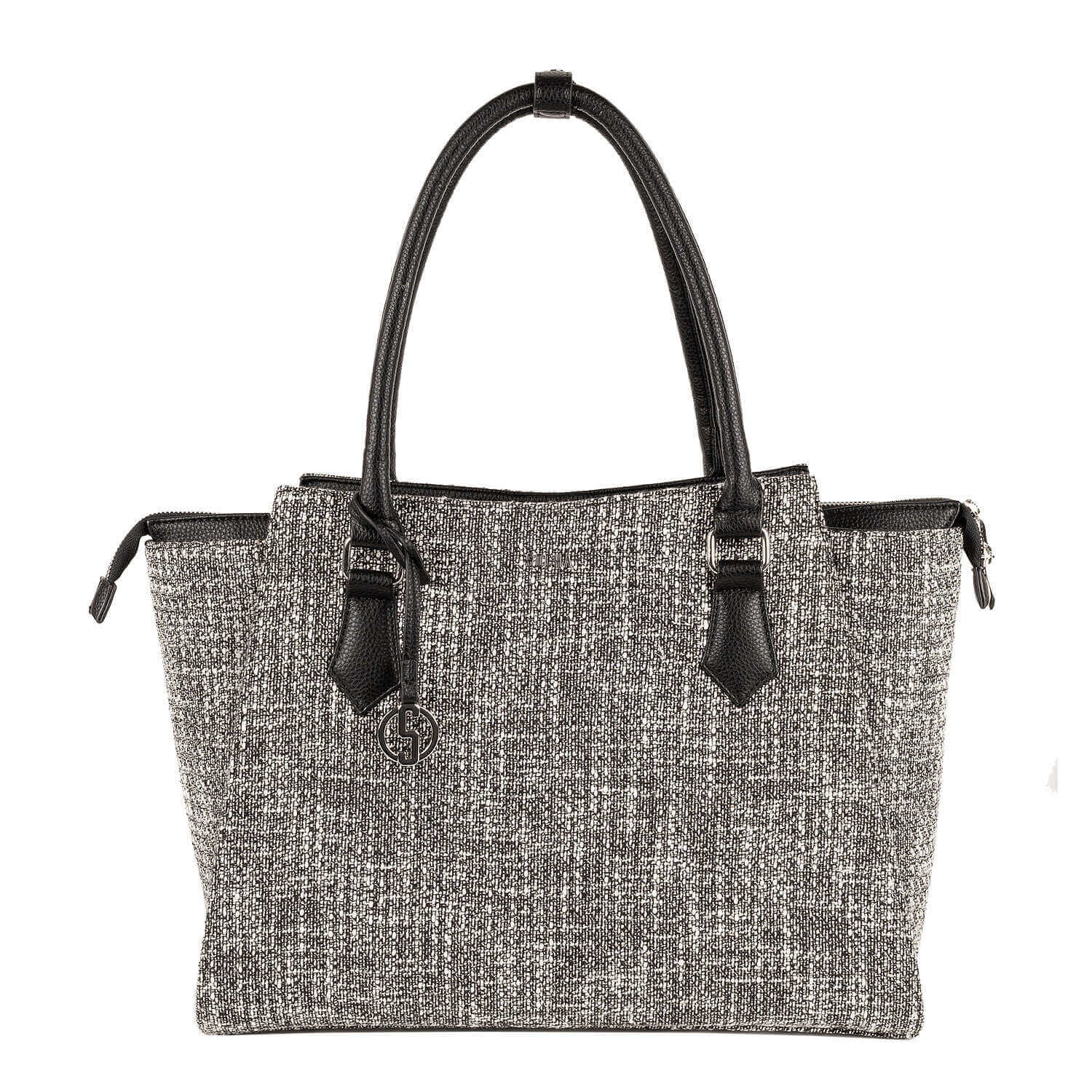 Socha laptoptas stof Caddy Tweed 15.6 inch SO-087 grijs