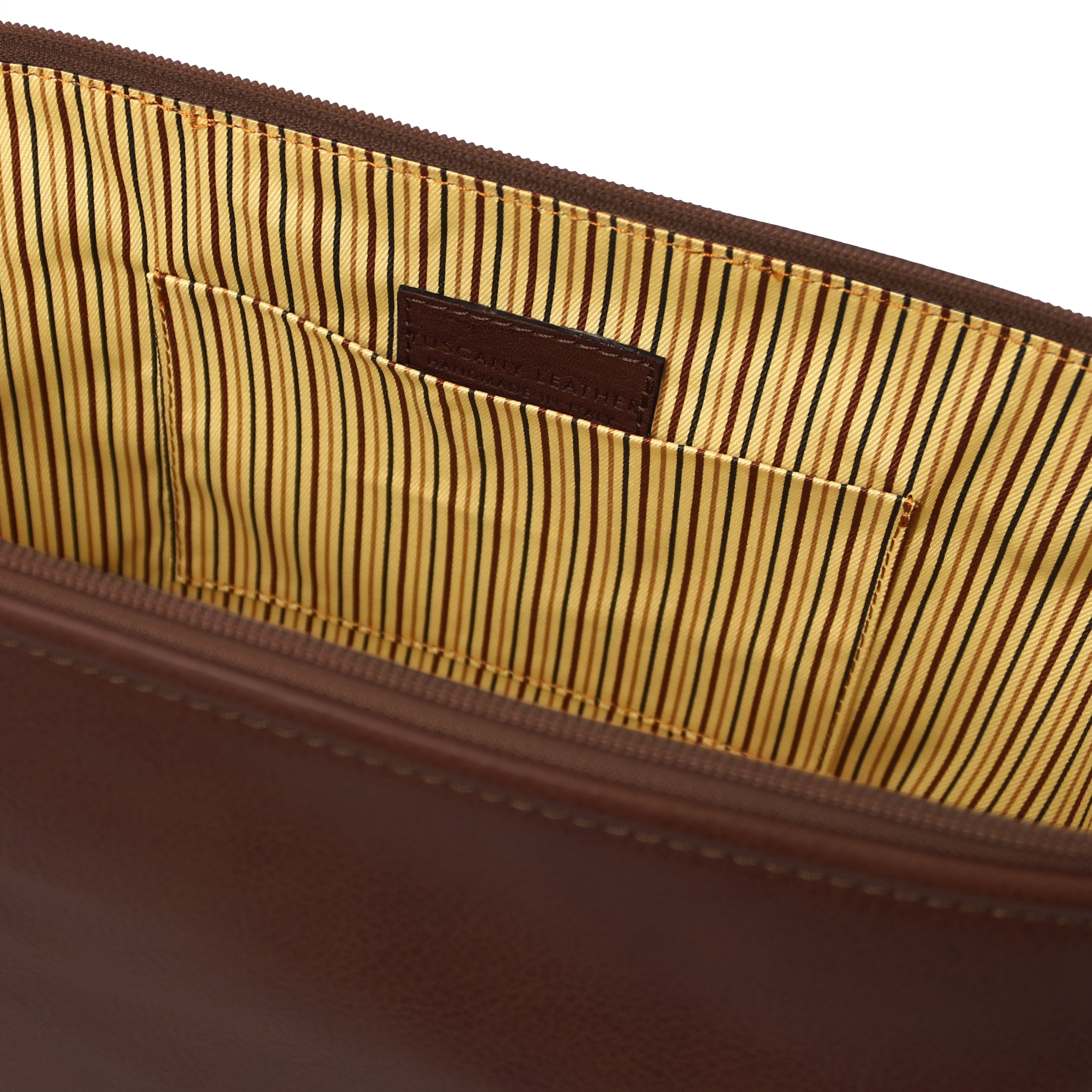 Tuscany Leather toilettassen Smarty S TL141220 dark brown binnenvak