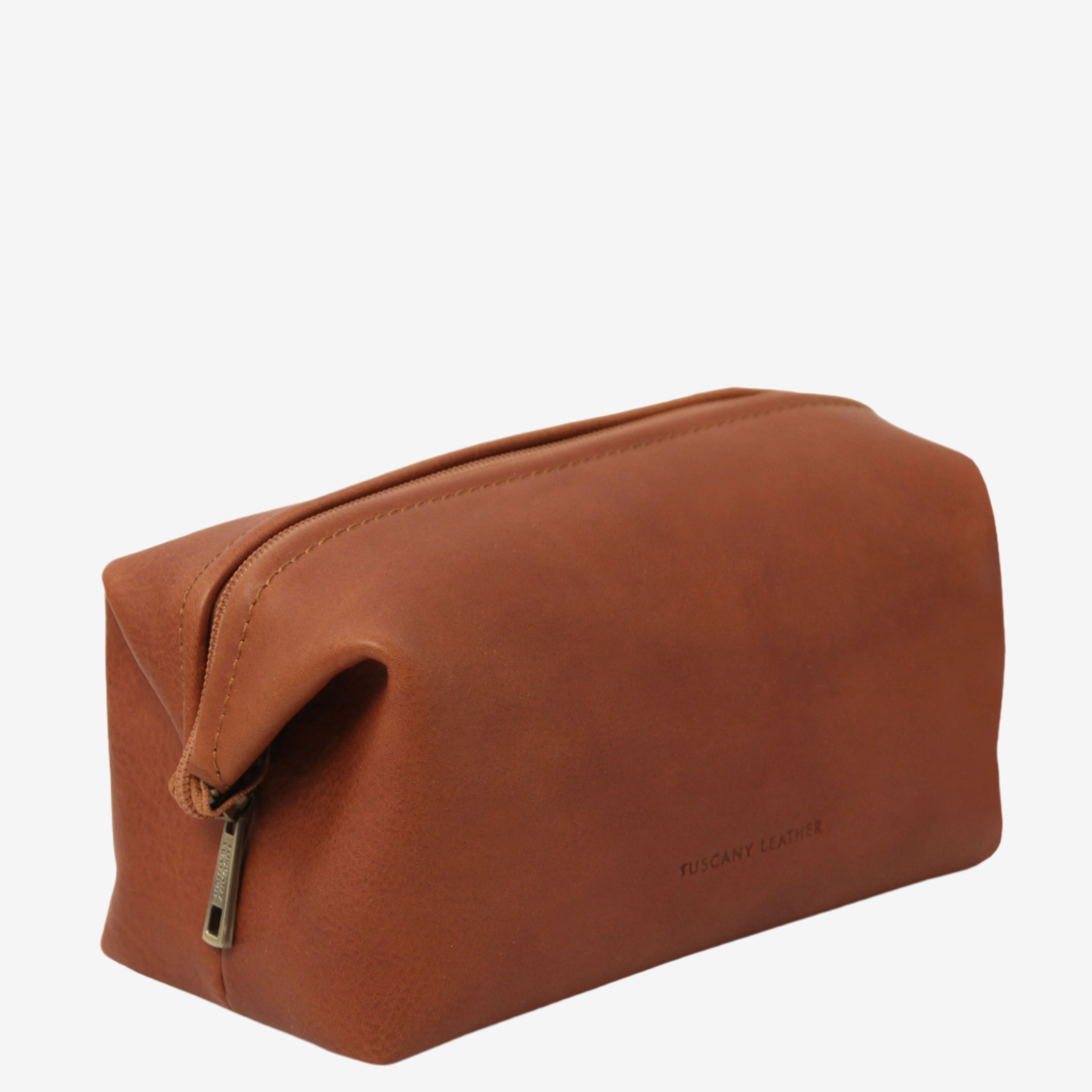 Tuscany Leather toilettassen Smarty S TL141220 natural zijkant