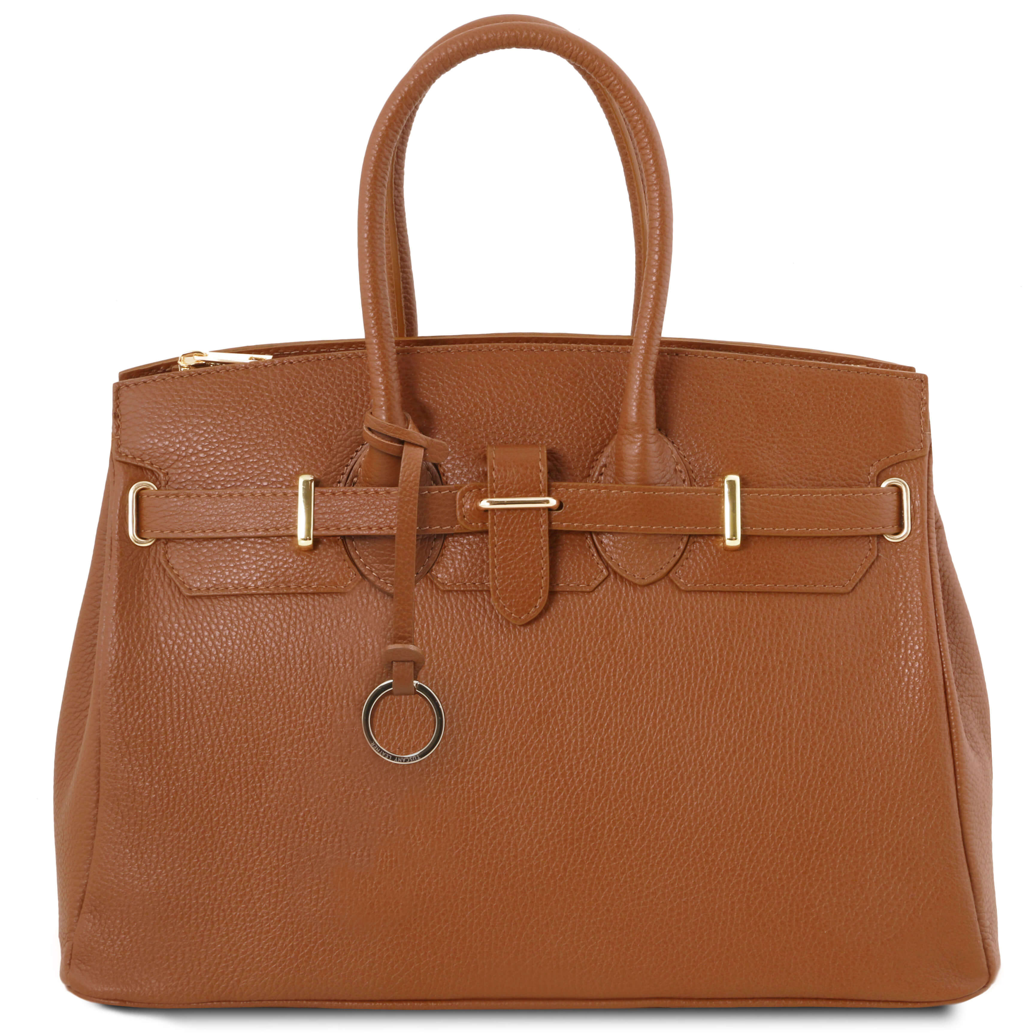 Tuscany Leather handtassen dames TL Bag TL141529 cognac