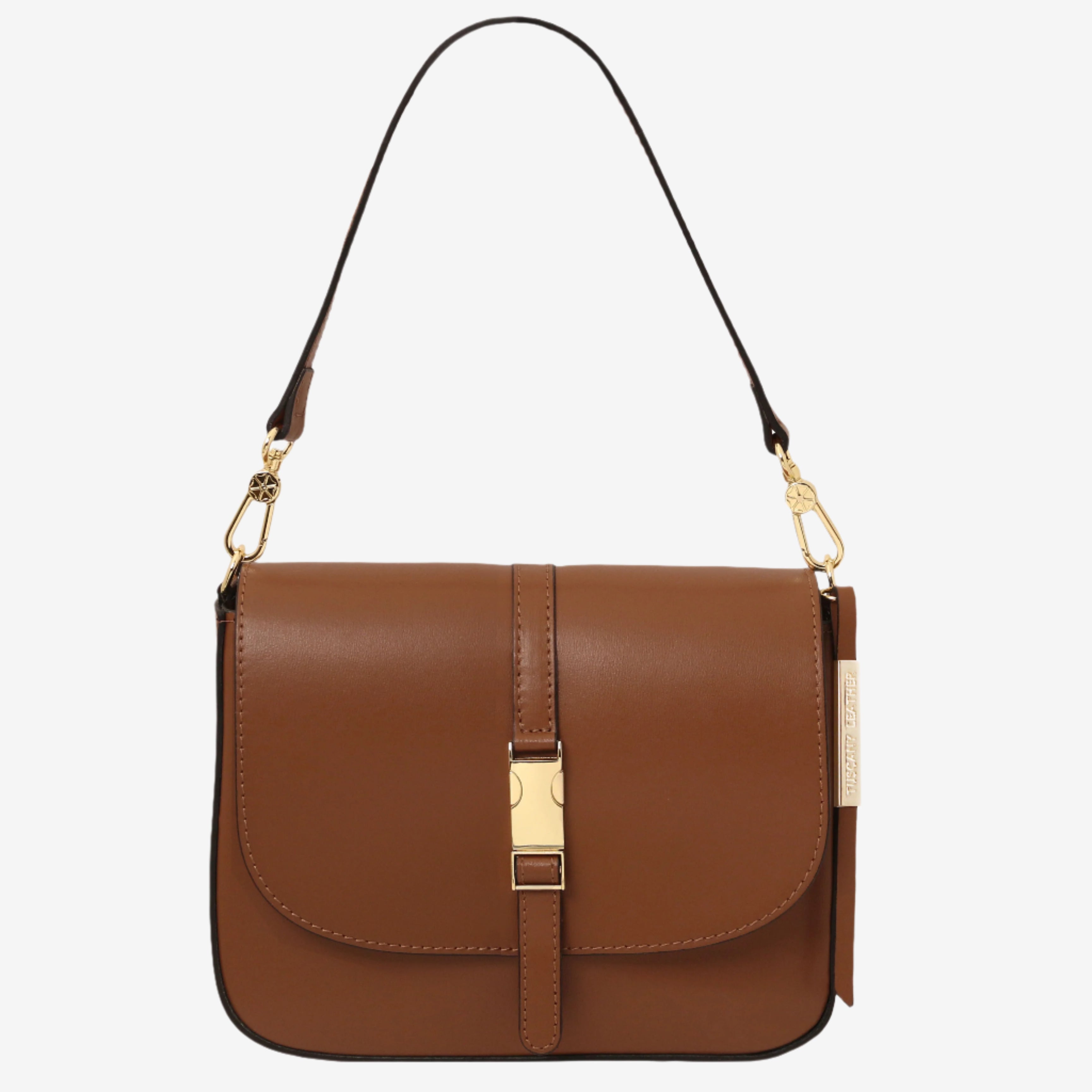 Tuscany Leather schoudertassen dames Nausica TL141598 cognac