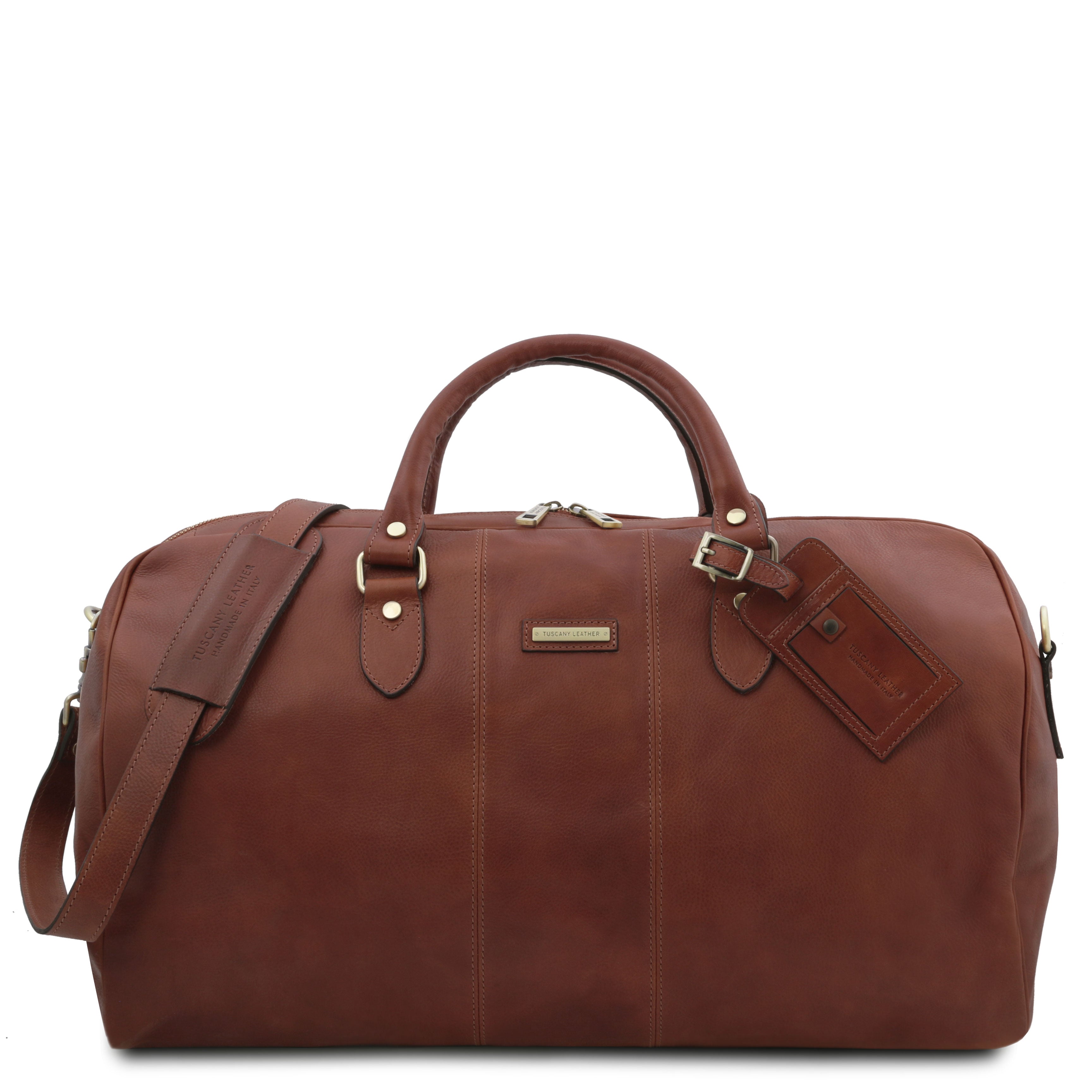 Tuscany Leather reistassen Lisbona groot formaat 141657 bruin