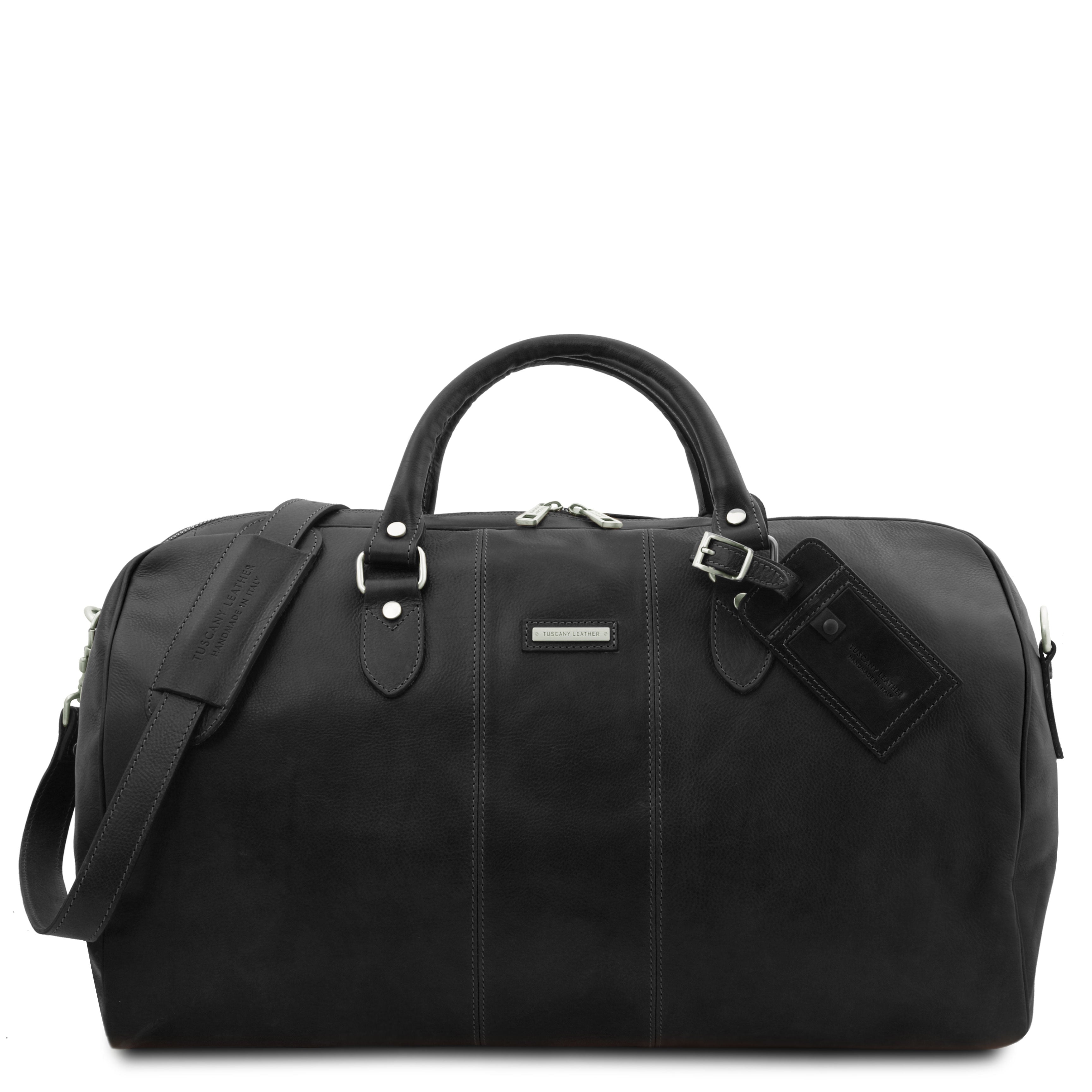 Tuscany Leather reistassen Lisbona groot formaat 141657 zwart