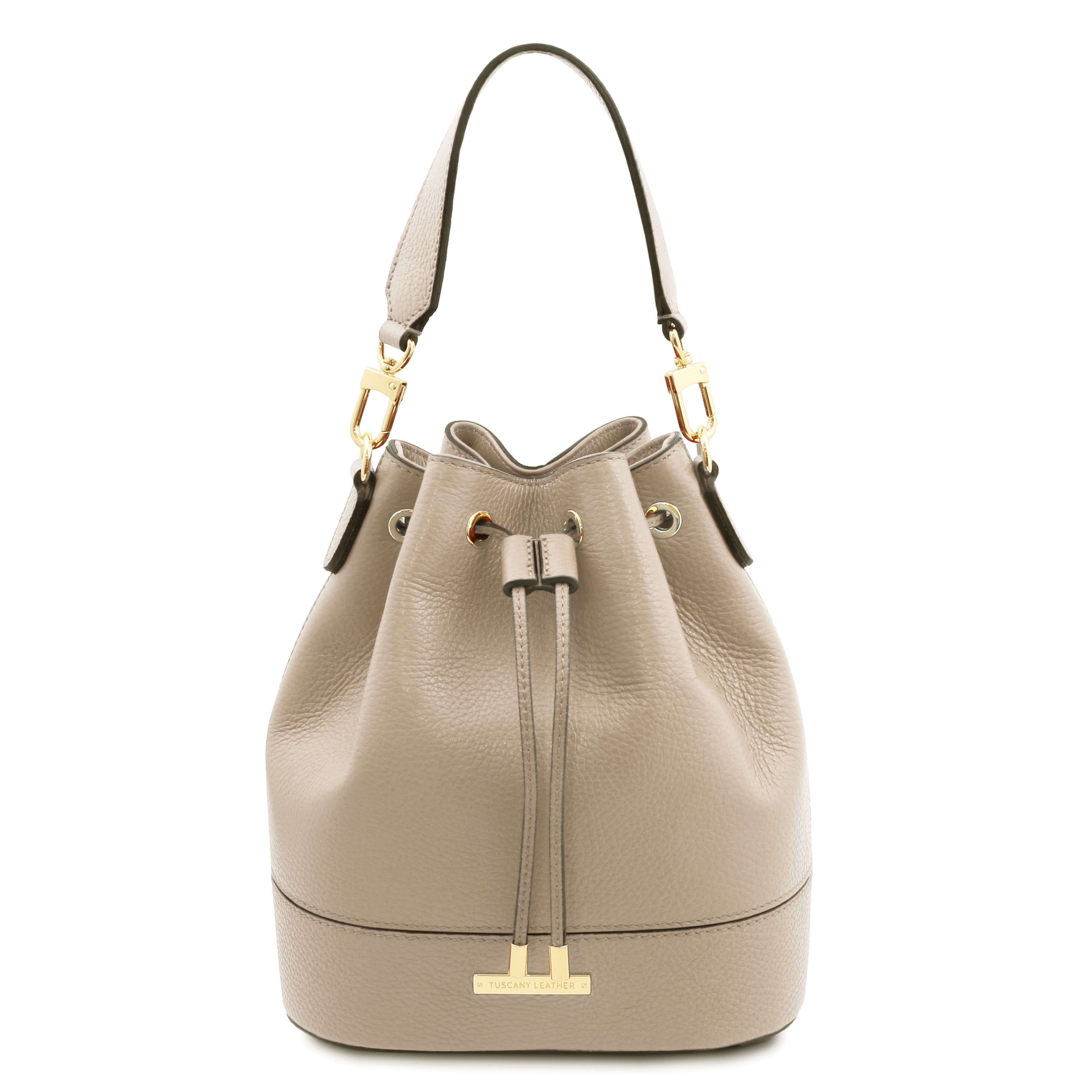 Tuscany Leather leren handtas TL Bag voor dames TL142146 taupe