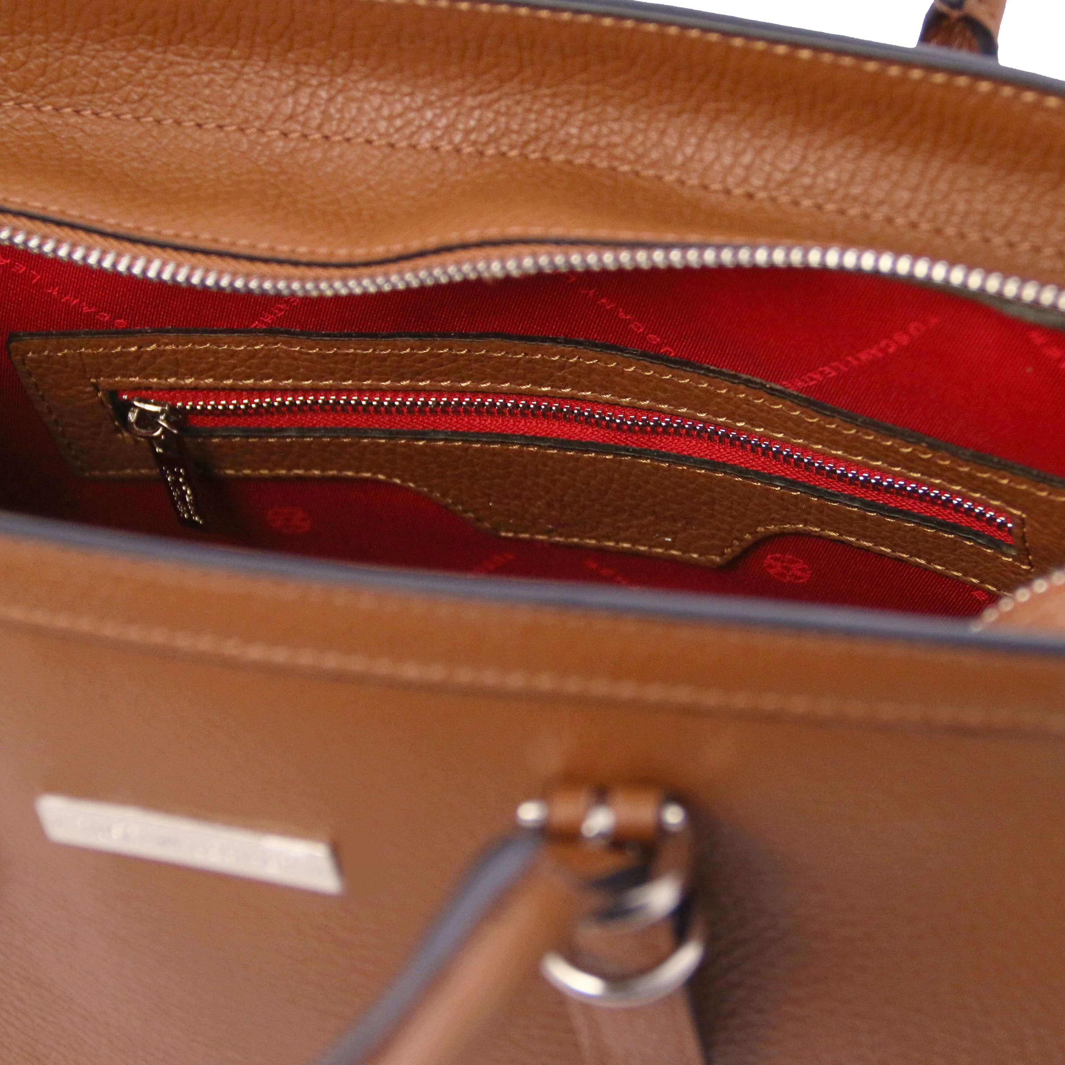 Tuscany Leather Handtassen dames TL Bag TL142147 cognac binnenkant