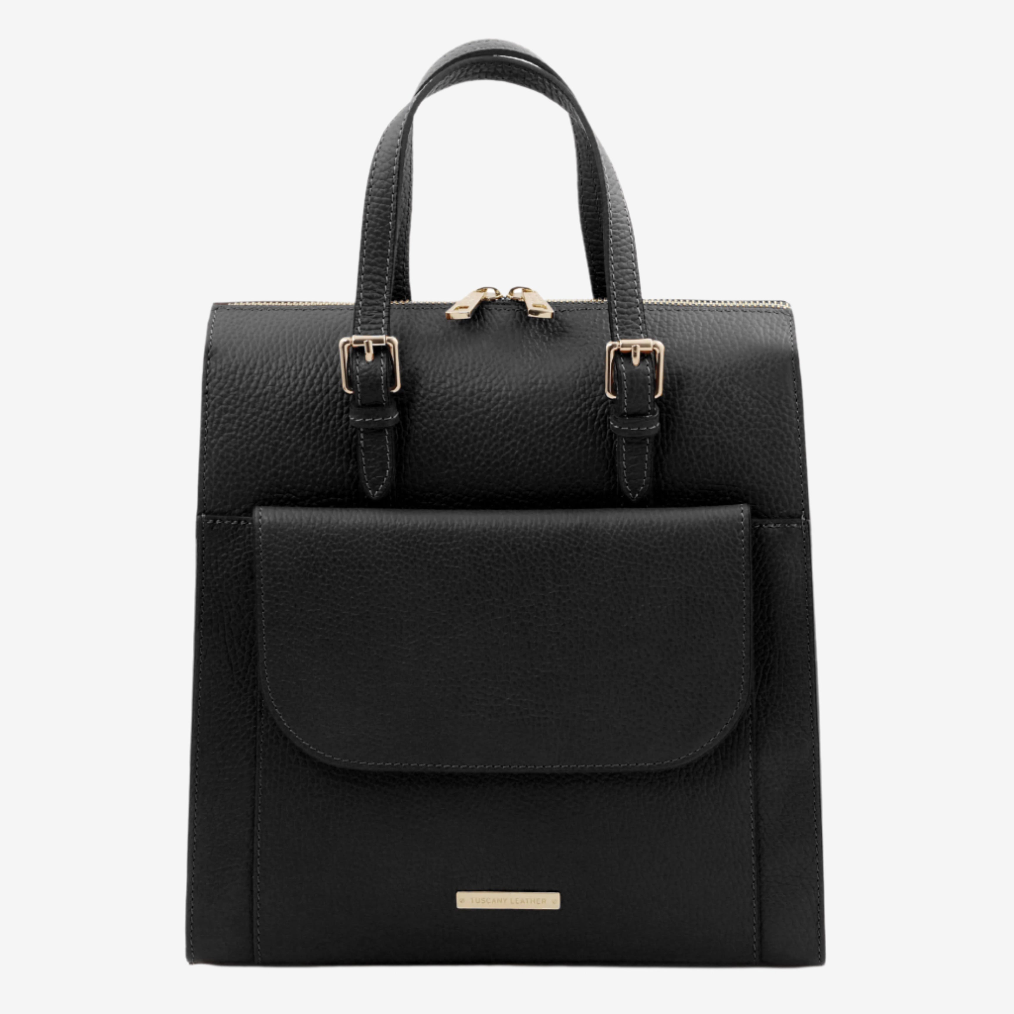 Tuscany Leather rugtassen dames TL Bag TL142211 zwart