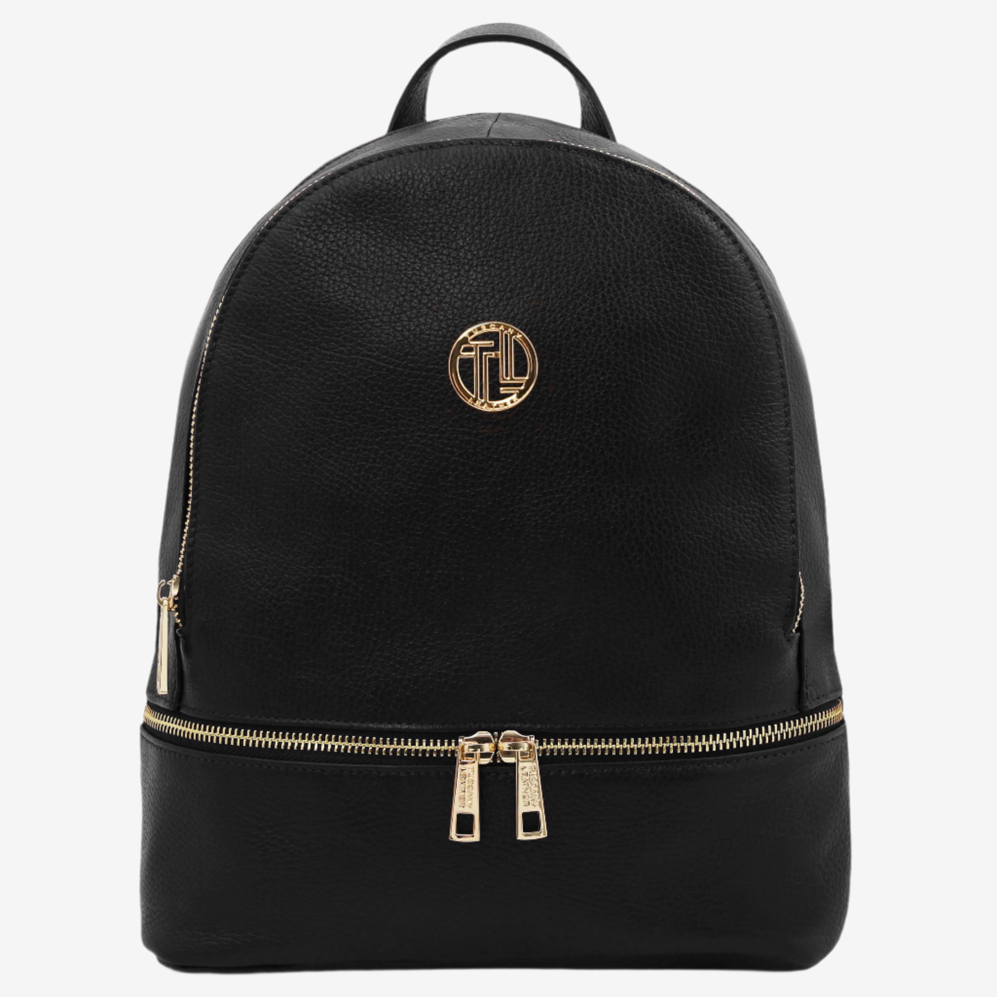 Tuscany Leather rugtassen dames TL BAG TL142280 zwart