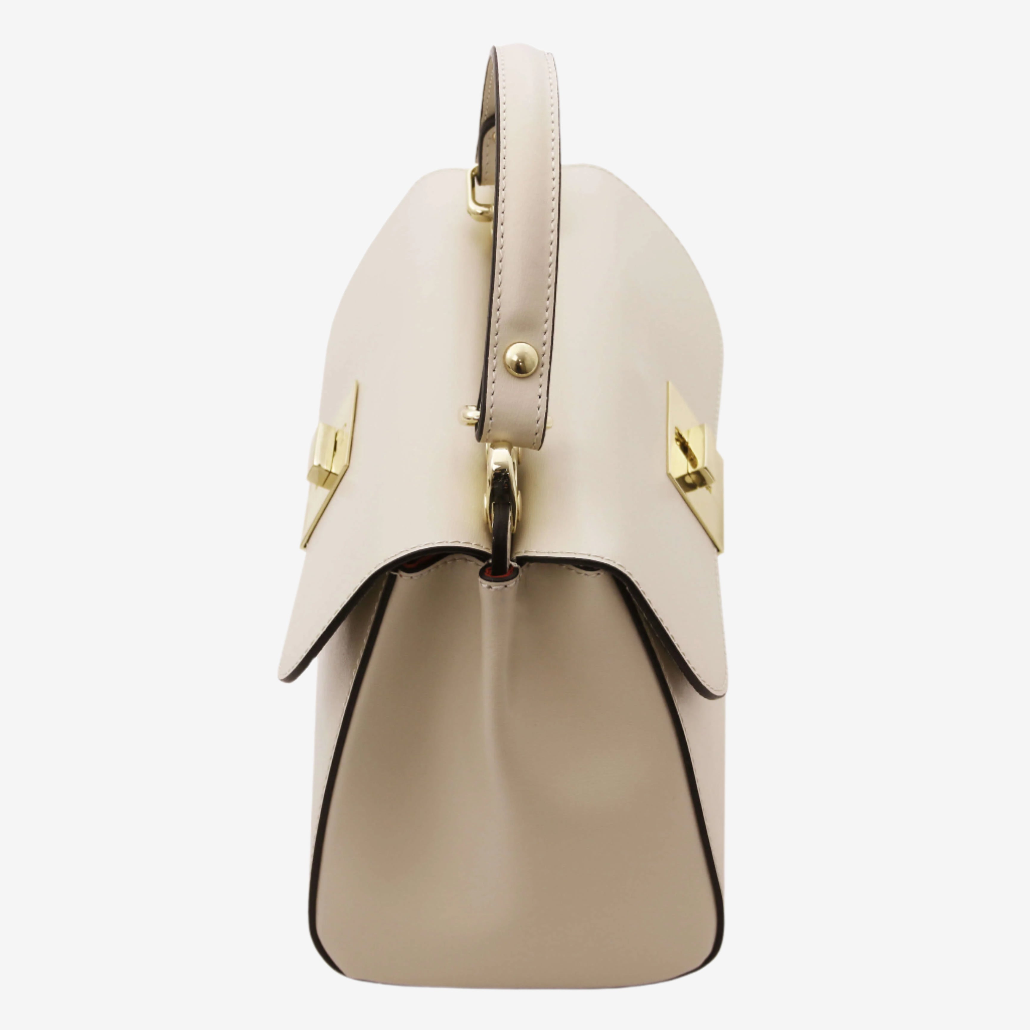 Tuscany Leather handtassen dames Armonia TL142286 beige zijkant