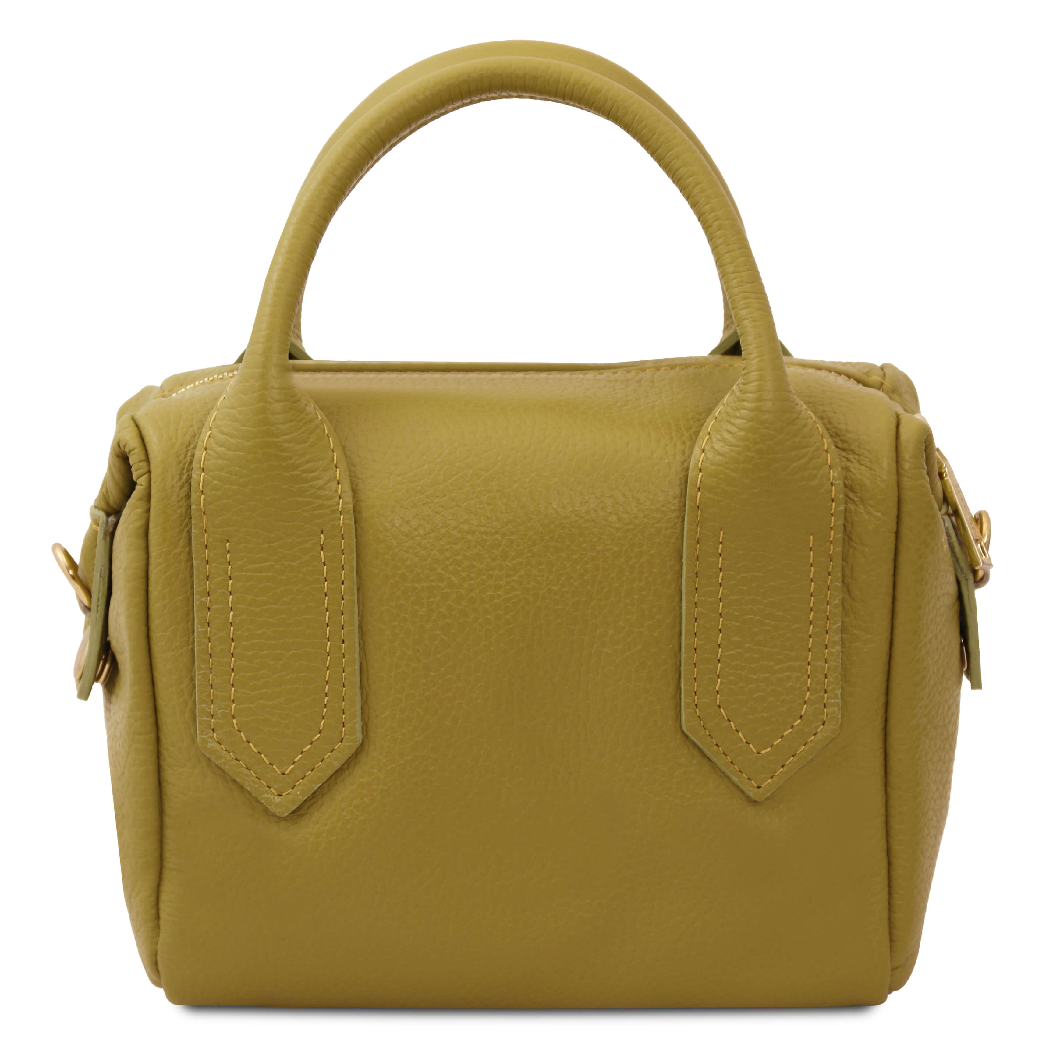 Tuscany Leather leren handtas JADE voor dames TL142359 groen achterkant