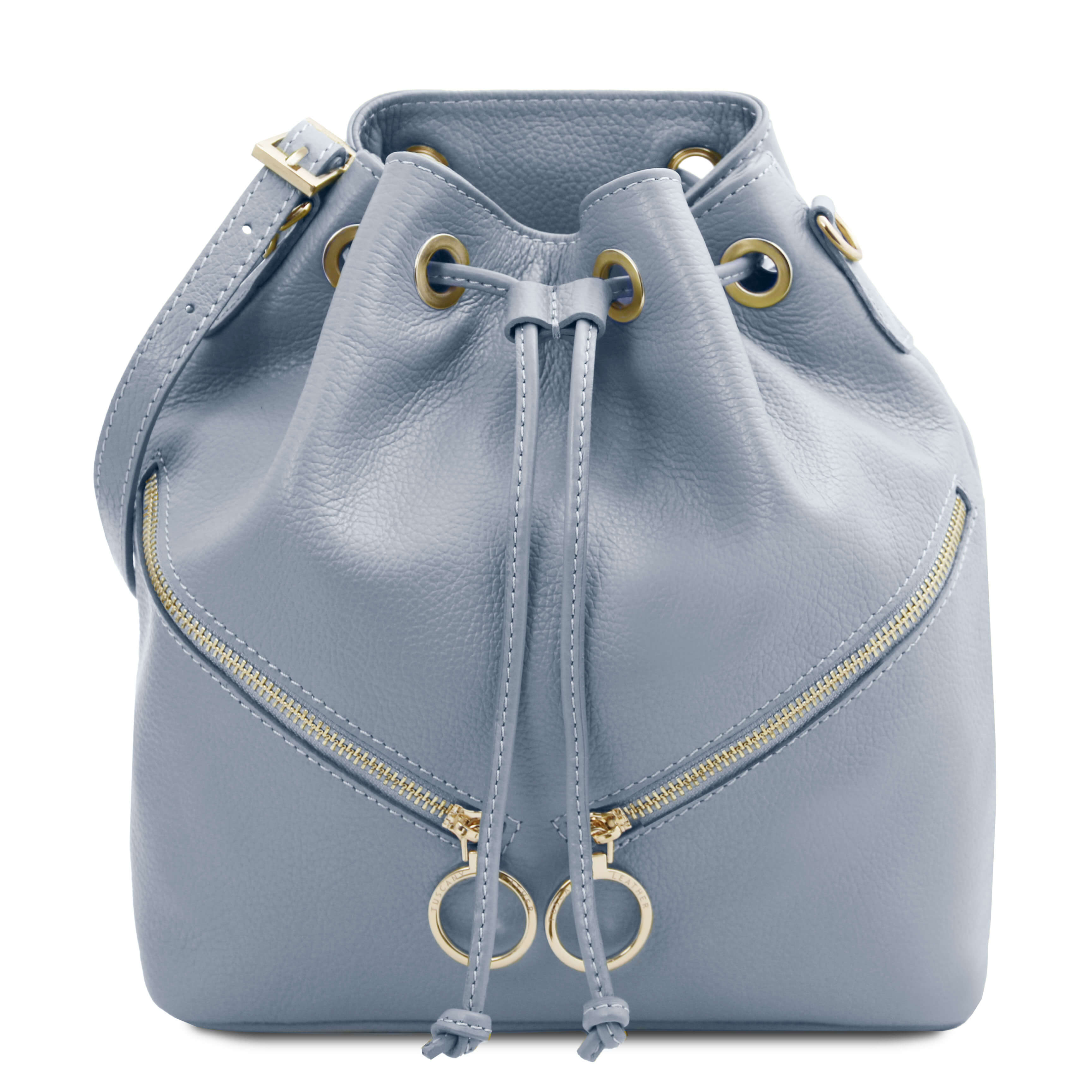 Tuscany Leather leren schoudertas TL BAG voor dames TL142360 blauw 