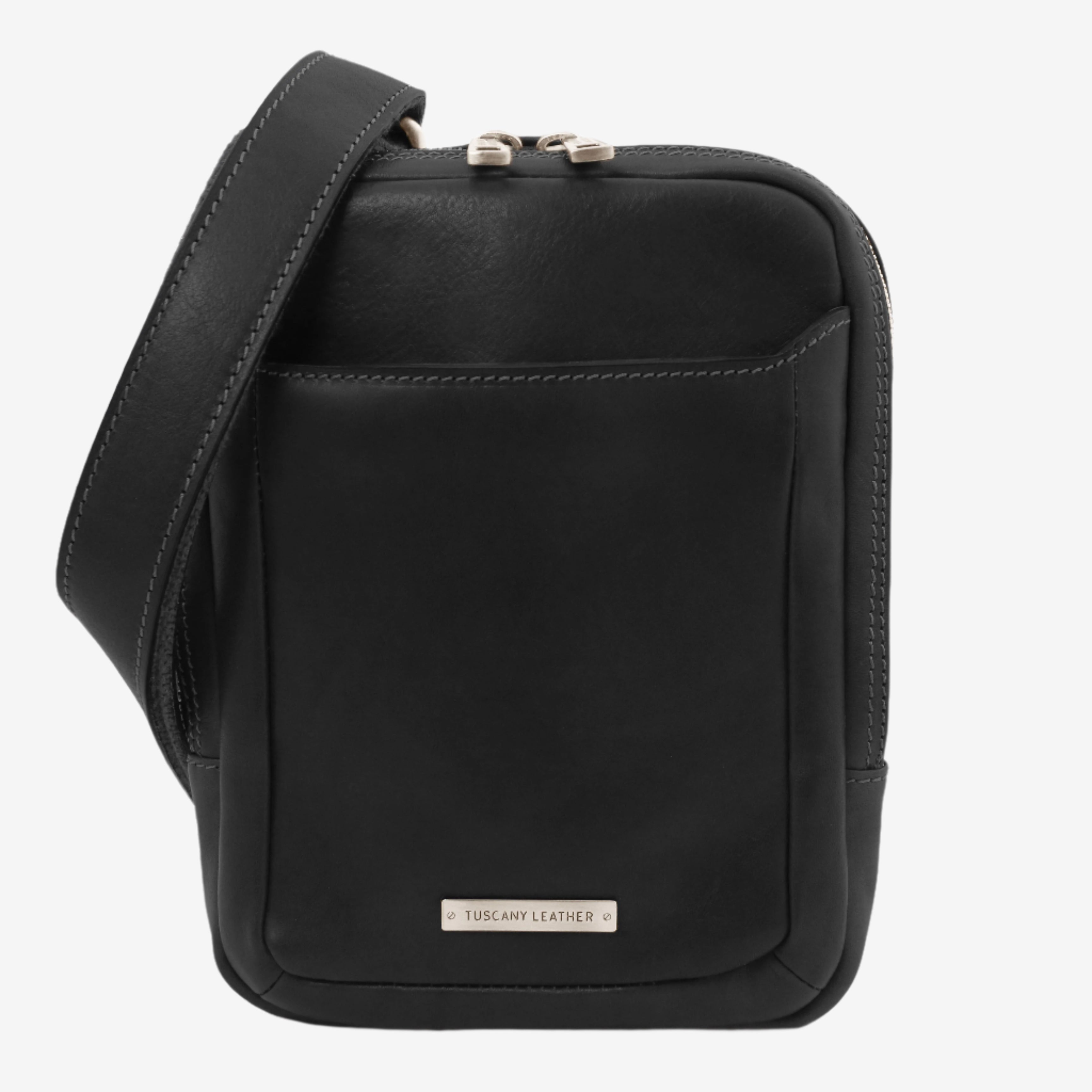 Tuscany Leather crossbodytassen heren Mark TL142428 black