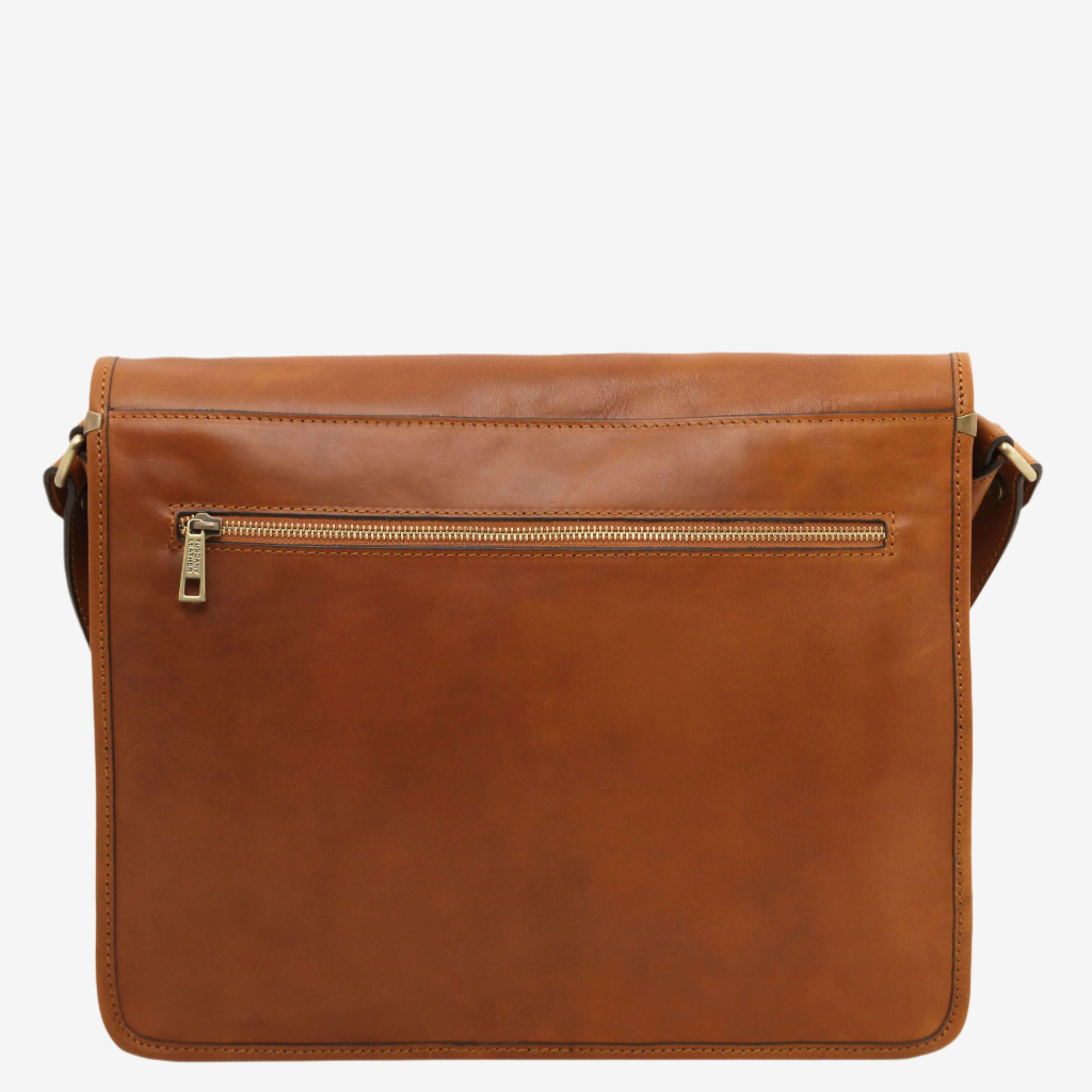 Tuscany Leather TL Messenger bags heren TL142430 natural achterkant