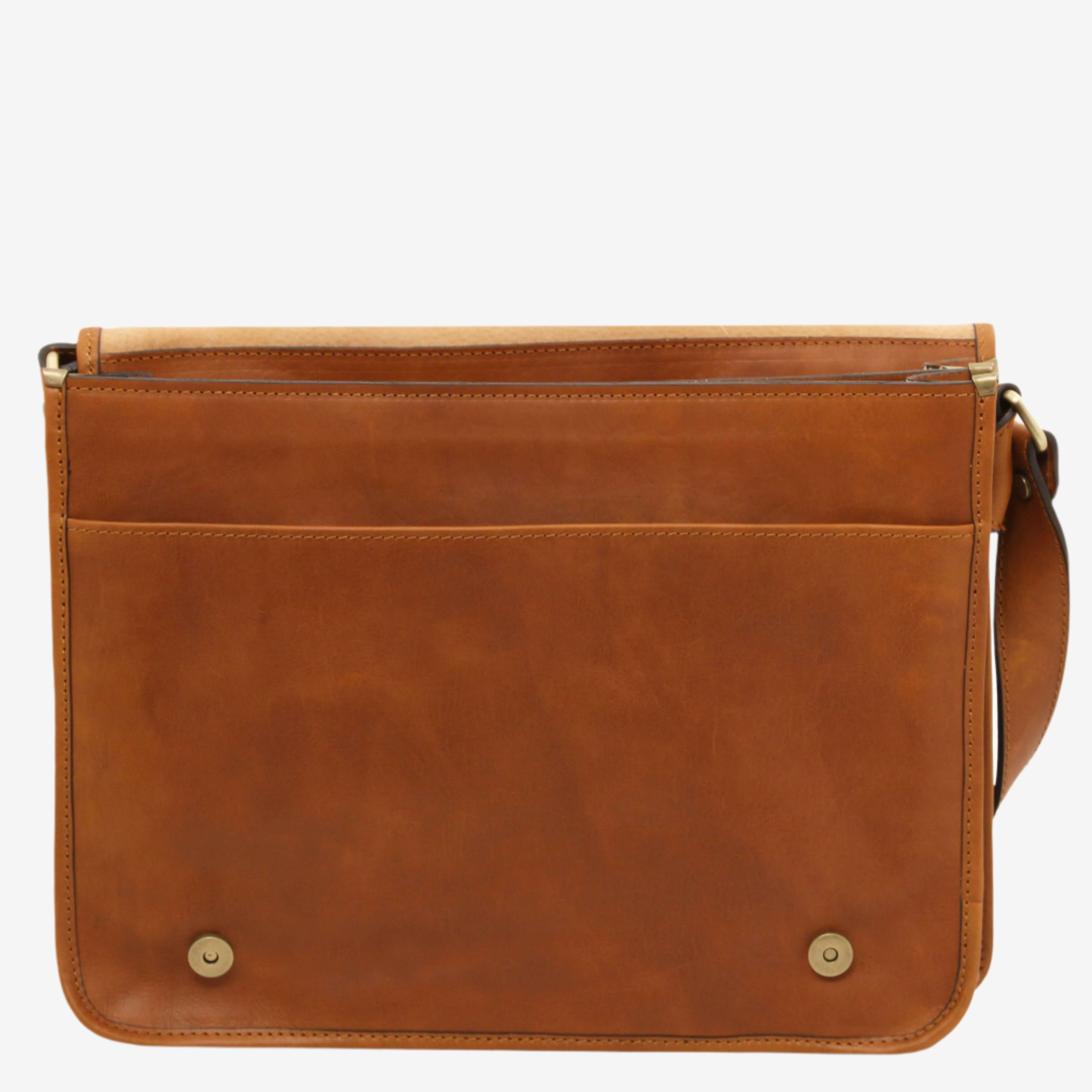 Tuscany Leather TL Messenger bags heren TL142430 natural voorvak