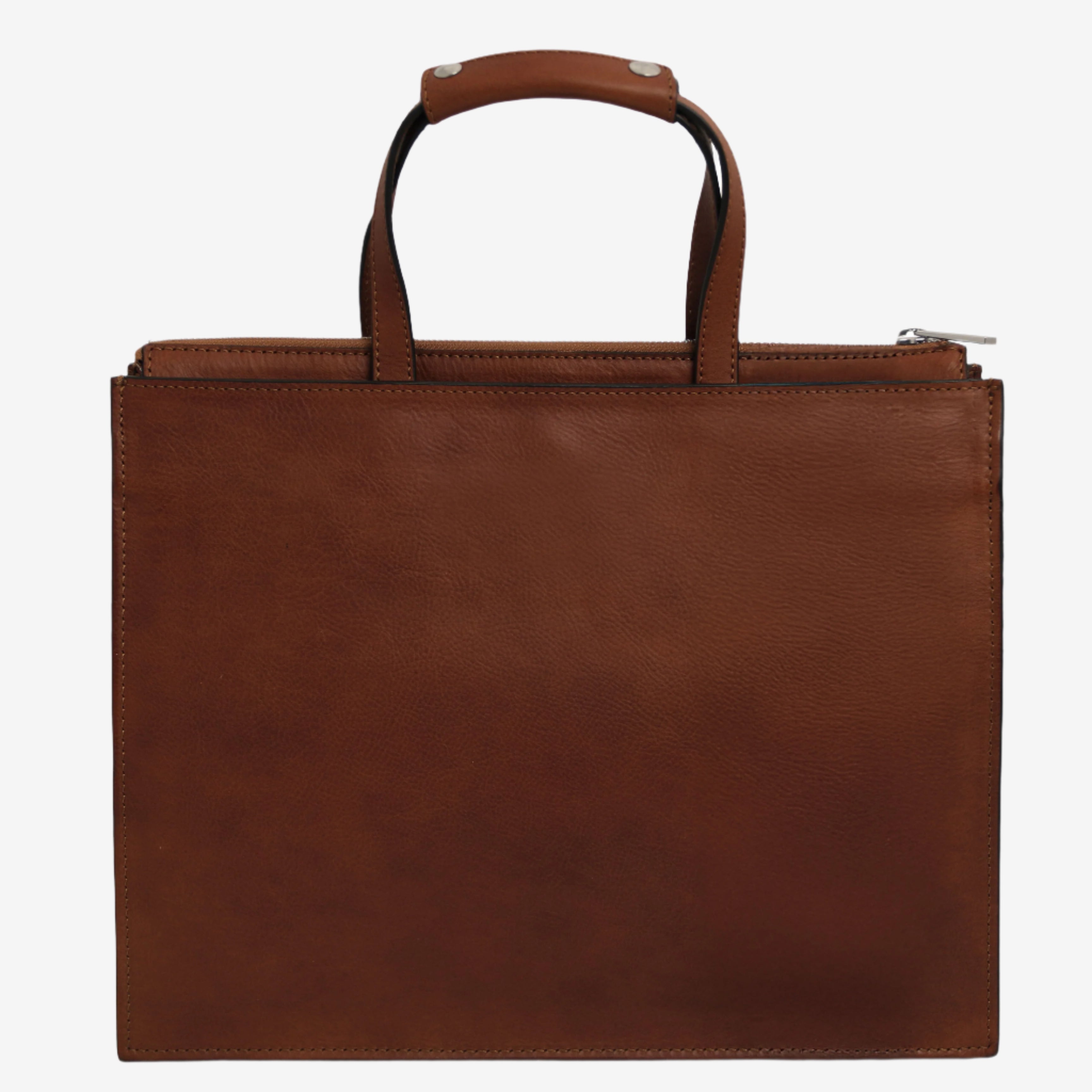 Tuscany Leather aktetassen dames Palermo TL142452 Brown achterkant