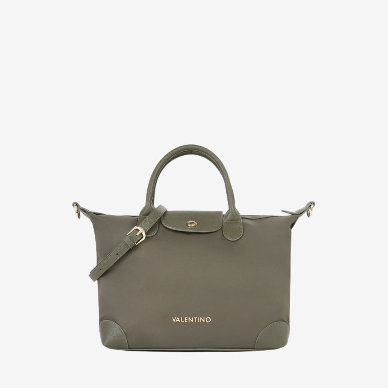 Valentino Bags handtassen dames Jolly Re VBS9JX23 Groen voorkant smalle schouderband