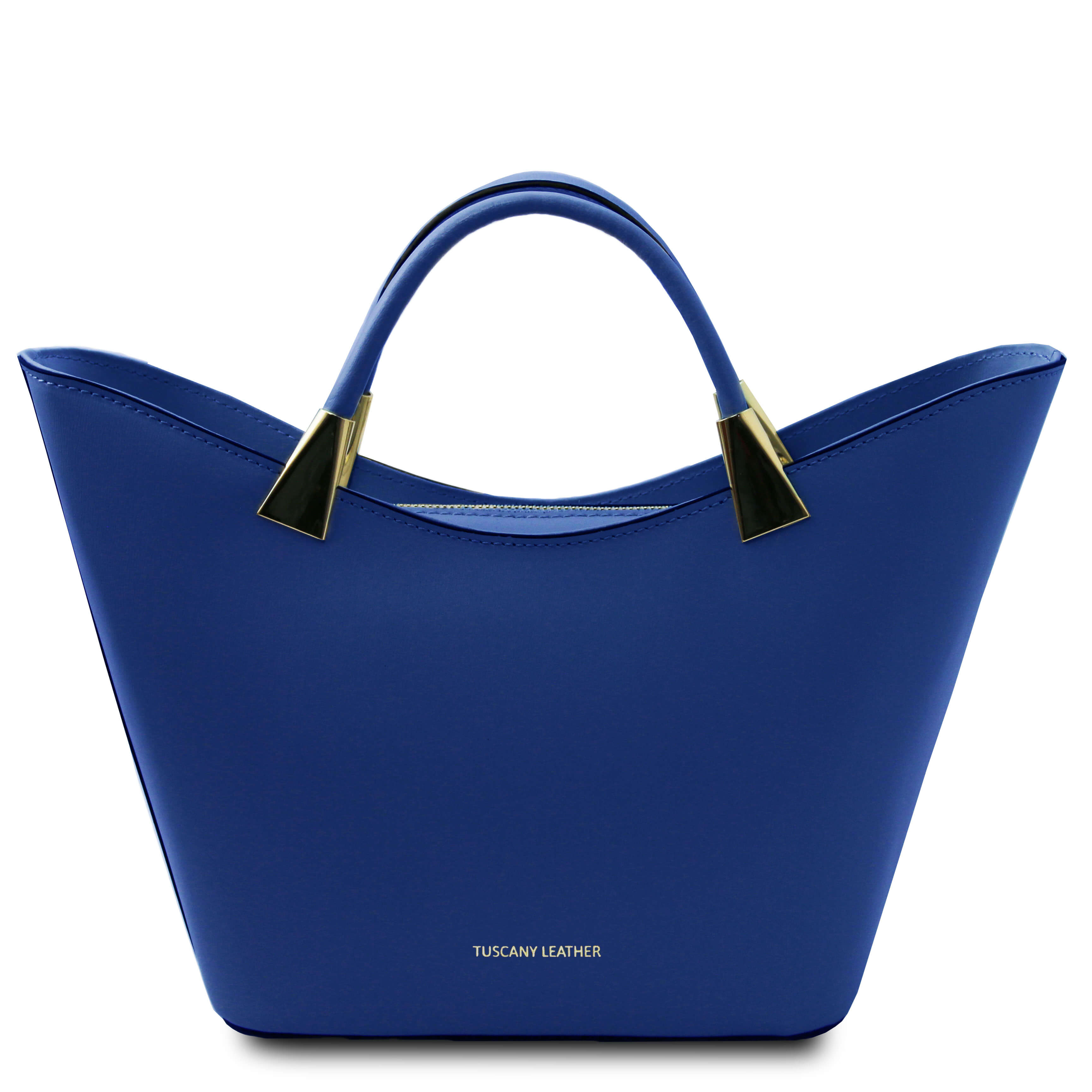 Tuscany Leather leren handtas TL Bag voor dames tl142287 blauw