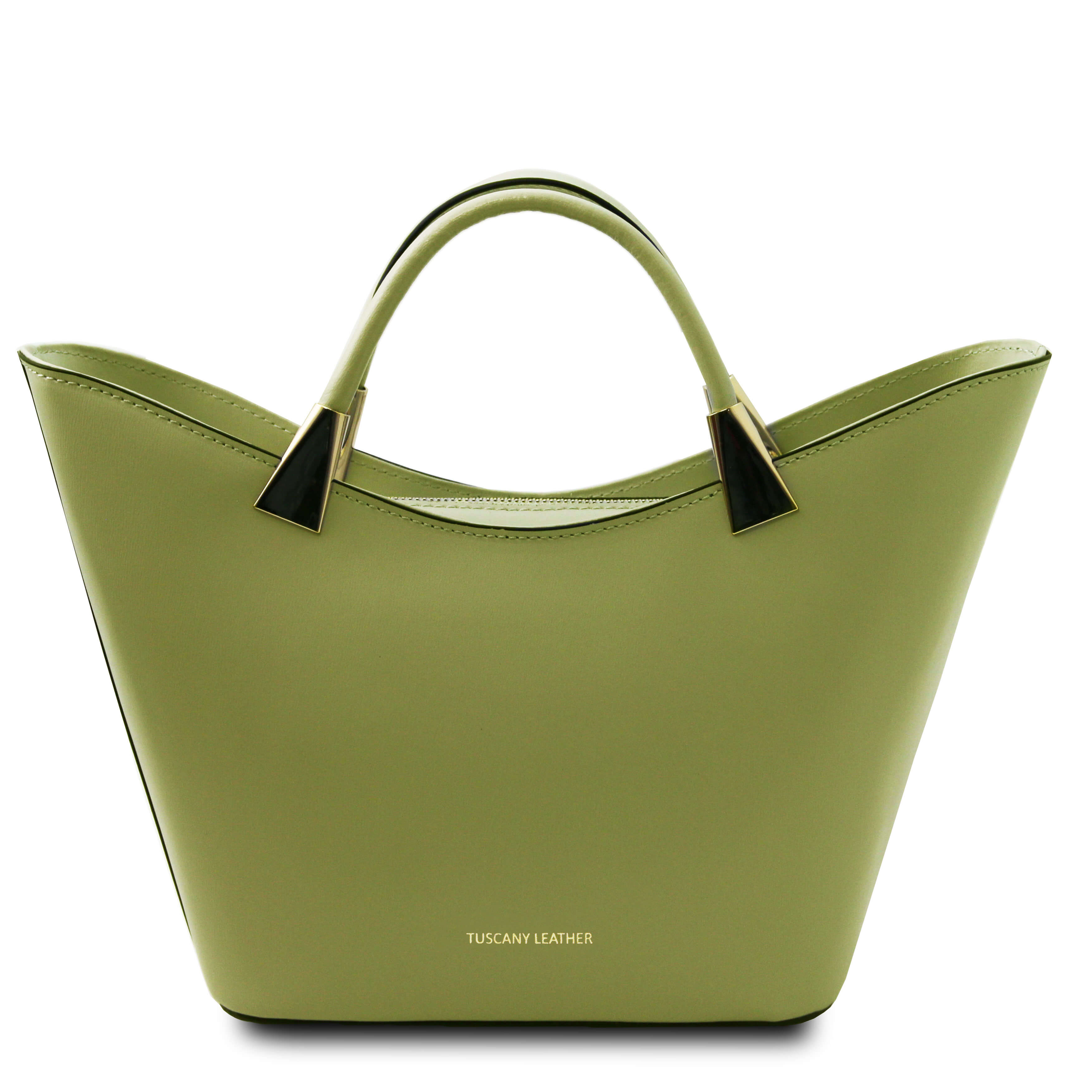 Tuscany Leather leren handtas TL Bag voor dames tl142287 groen