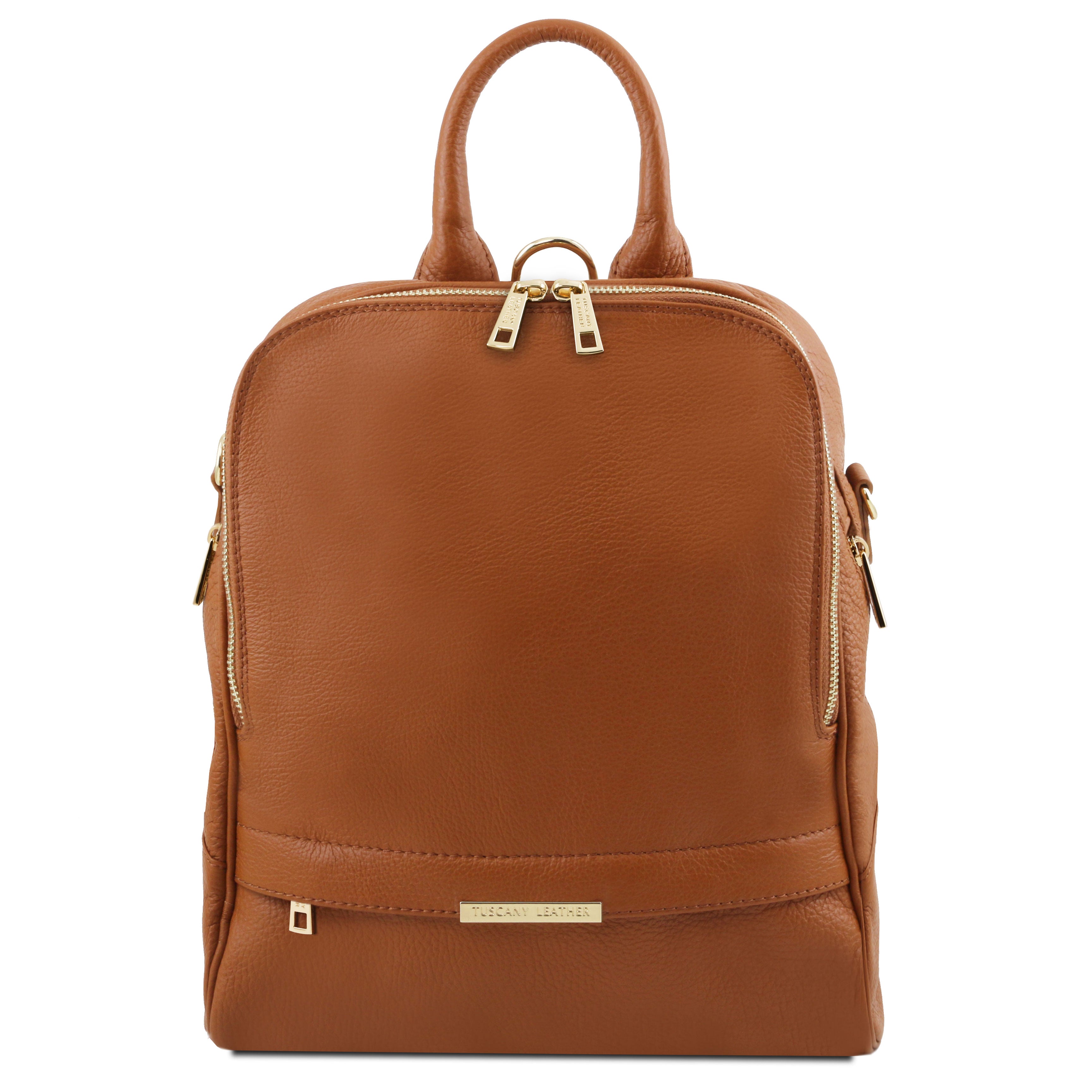 Tuscany Leather rugtas leer TL Bag cognac