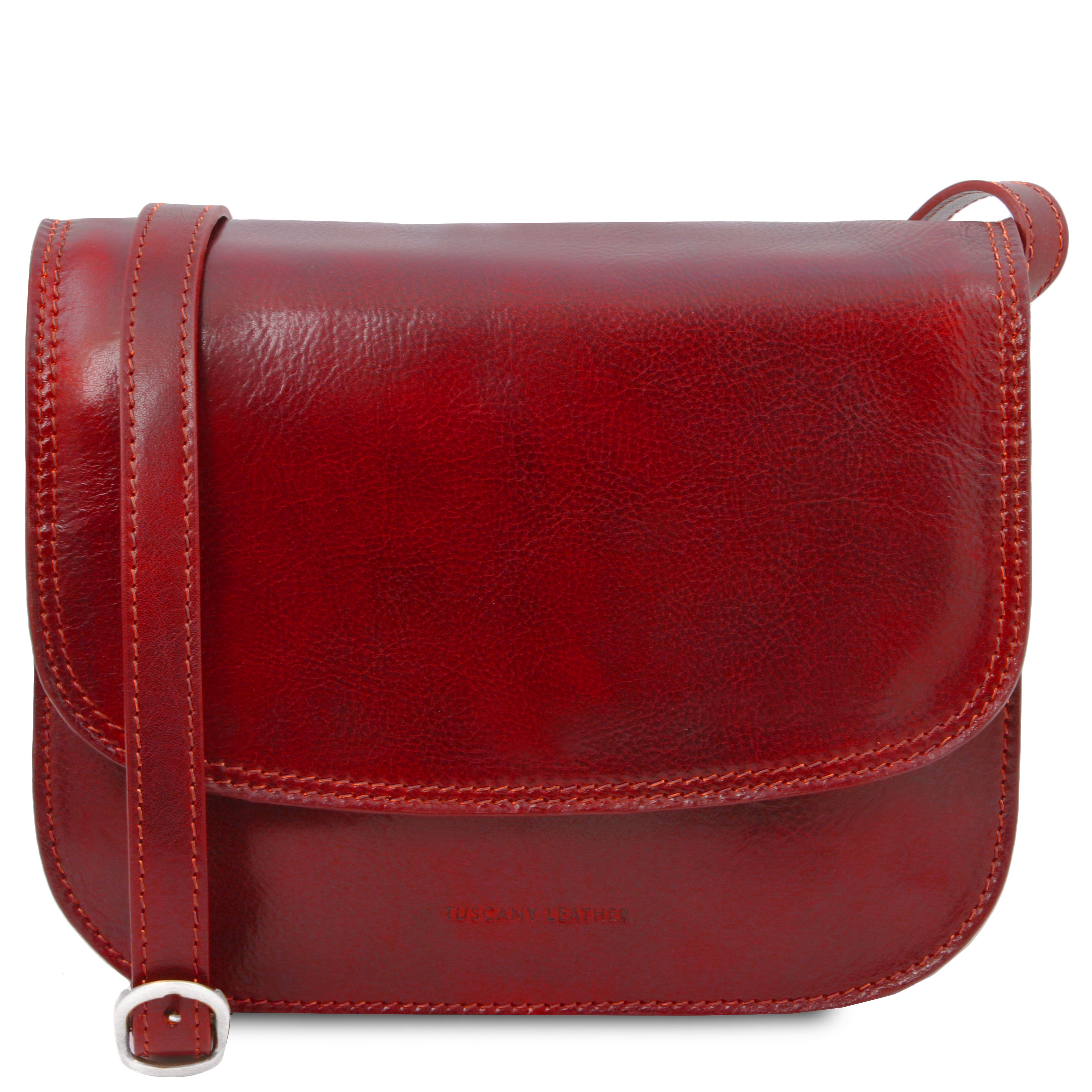 Tuscany Leather schoudertas leer Greta rood