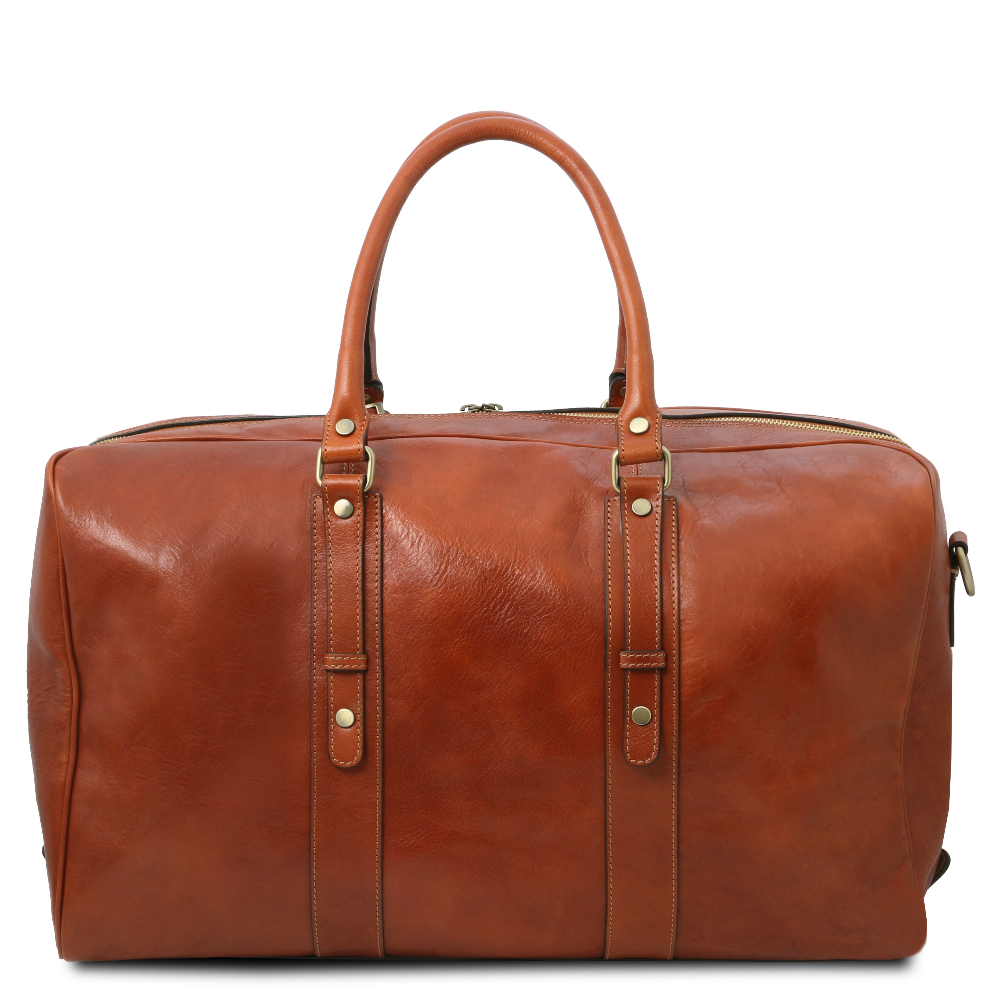 Tuscany Leather reistas TL Voyager honey achterkant