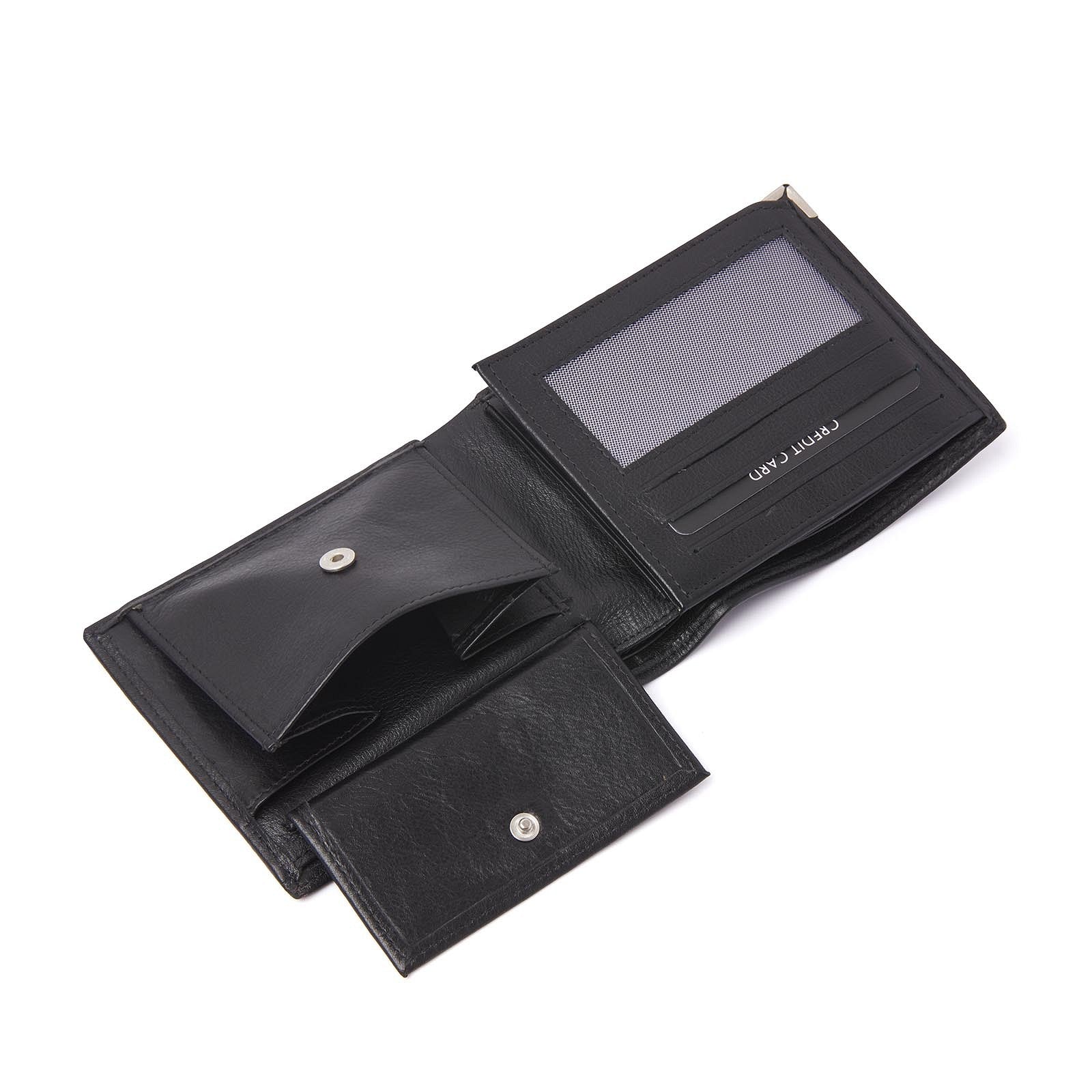 dR Amsterdam portemonnee leer Toronto 15533 zwart binnenkant