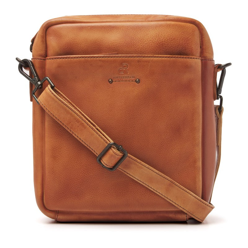 dR Amsterdam schoudertas cognac