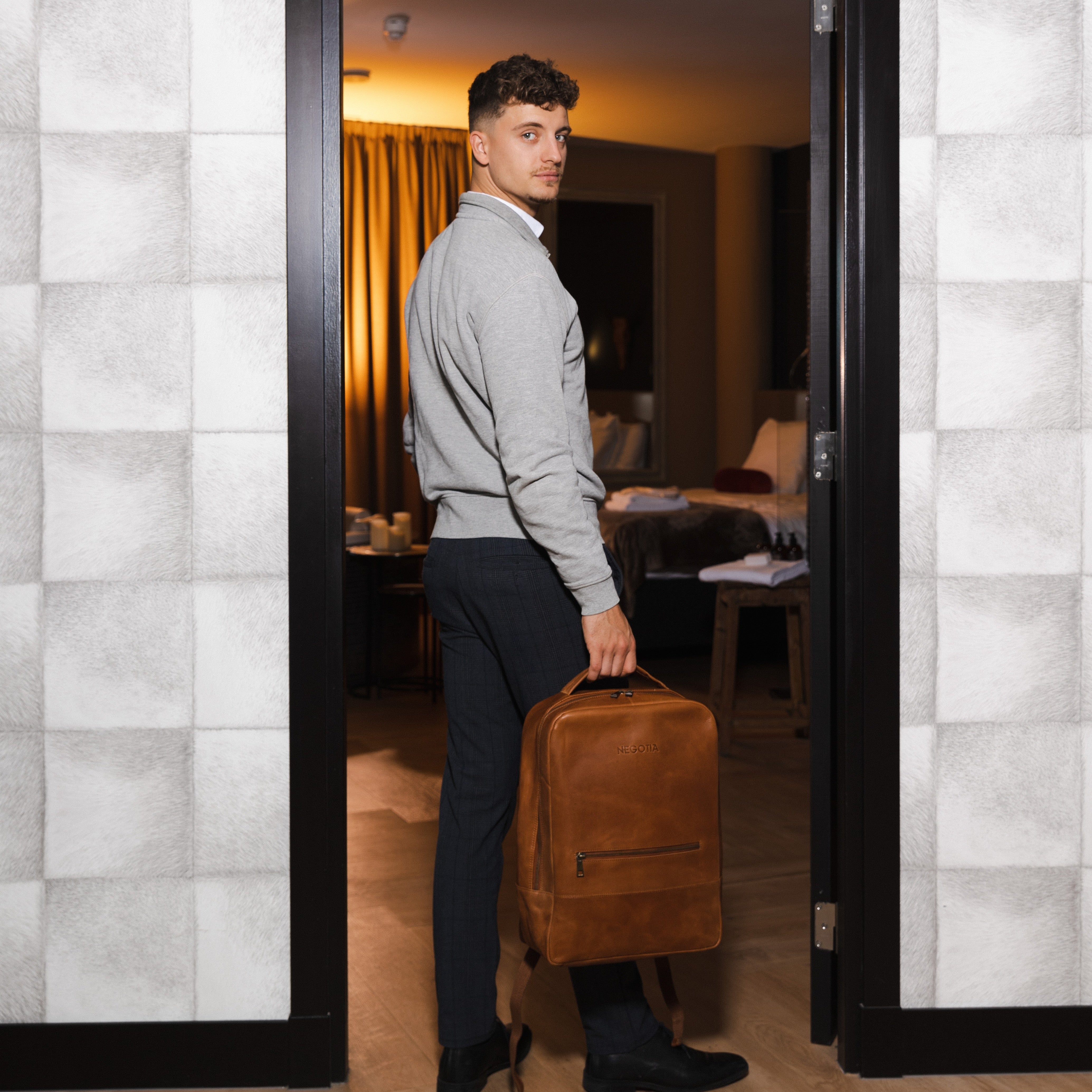 Negotia Averon Rugzak Cognac