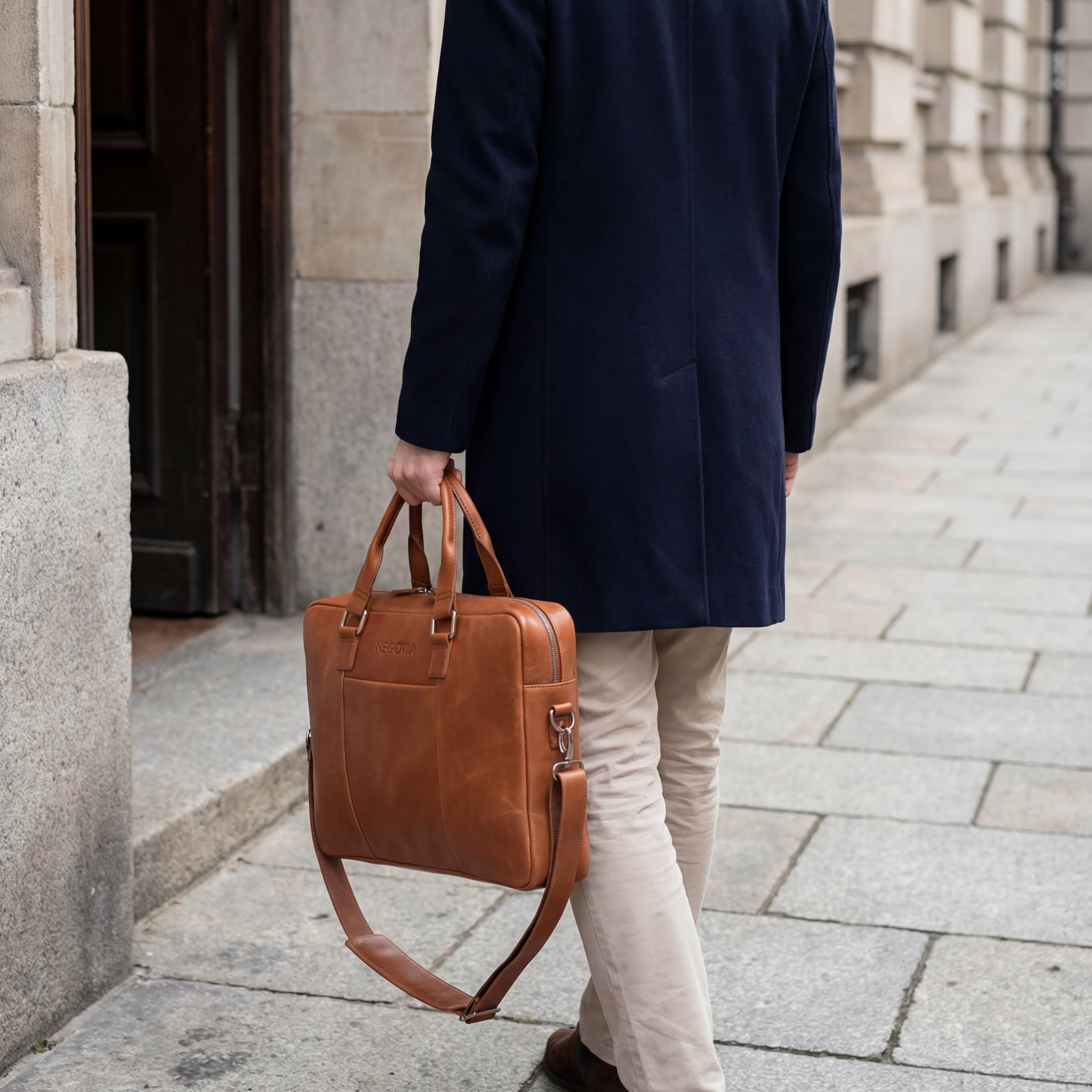 Negotia Sorel Laptoptas Cognac