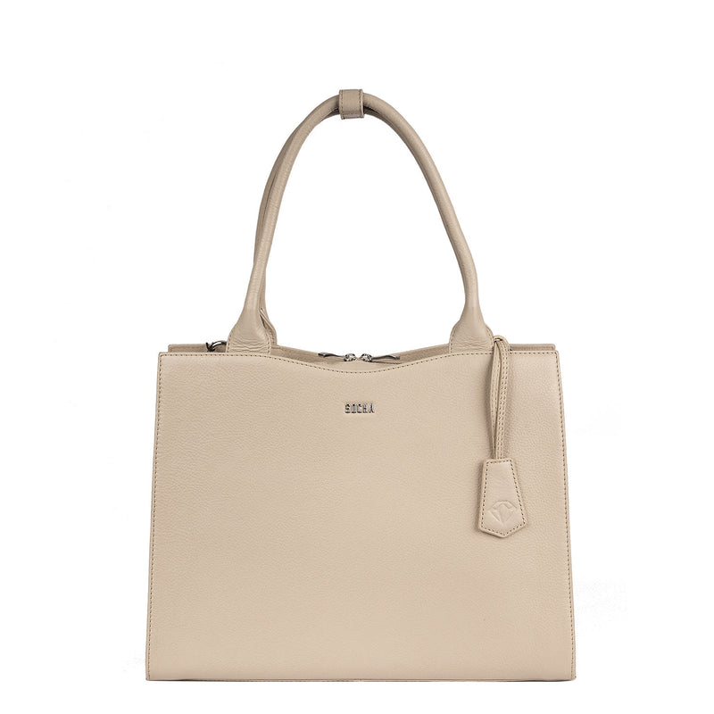 Socha laptoptas leer Diamond Vanilla 14 SO-D34 beige 