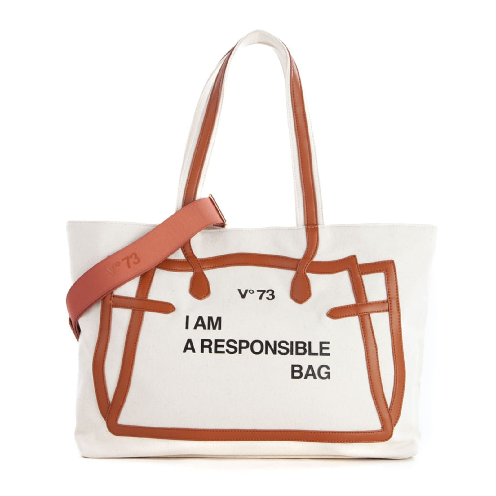 V°73 Shopper RESPONSIBILITY MUST voor dames 73BS7UH01 natural leather 