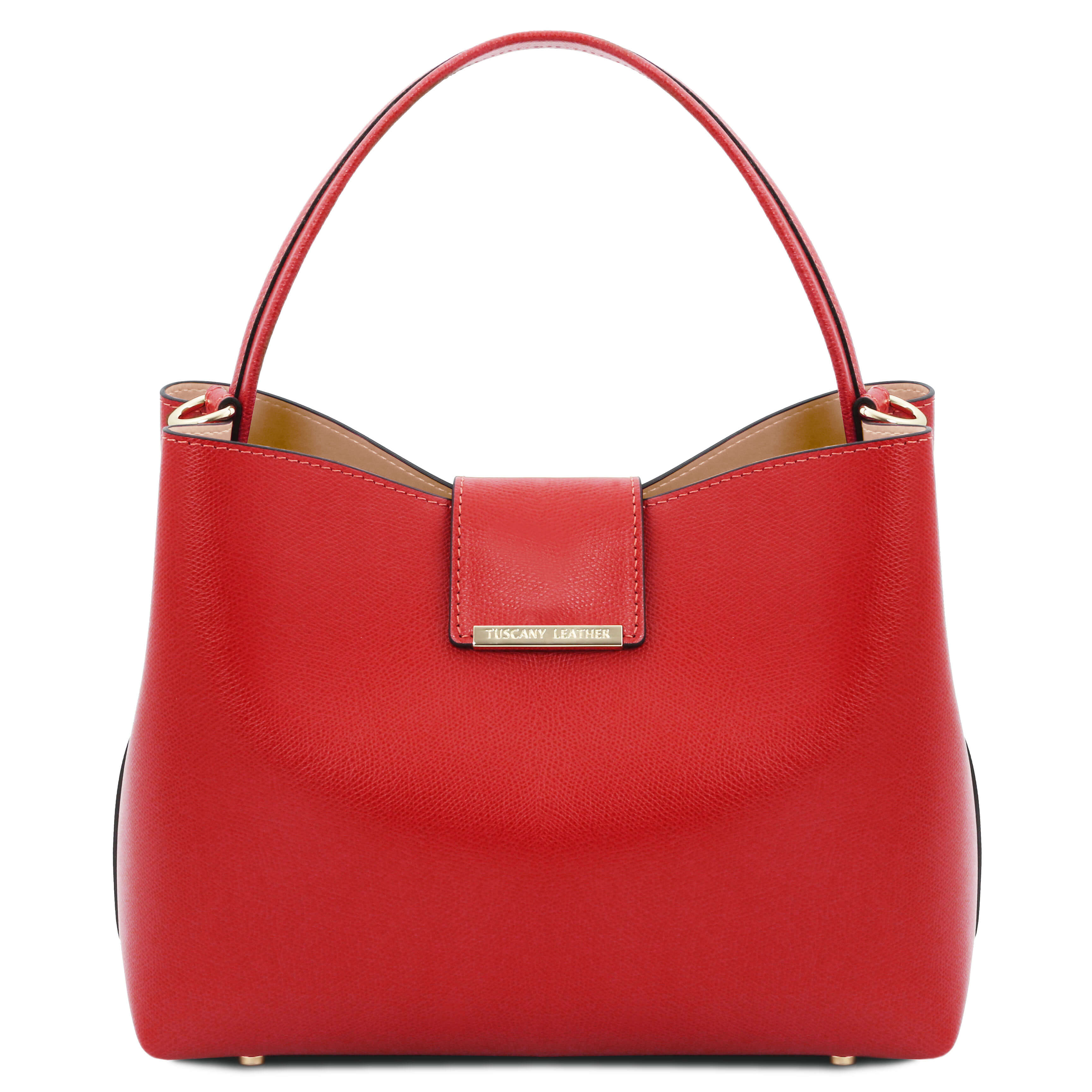 Tuscany Leather leren handtas CLIO voor dames TL141690 rood