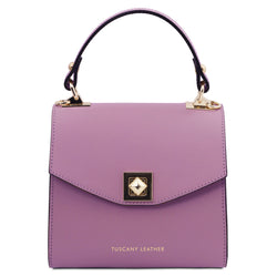 Tuscany Leather leren handtas TL Bag mini voor dames TL142203 paars