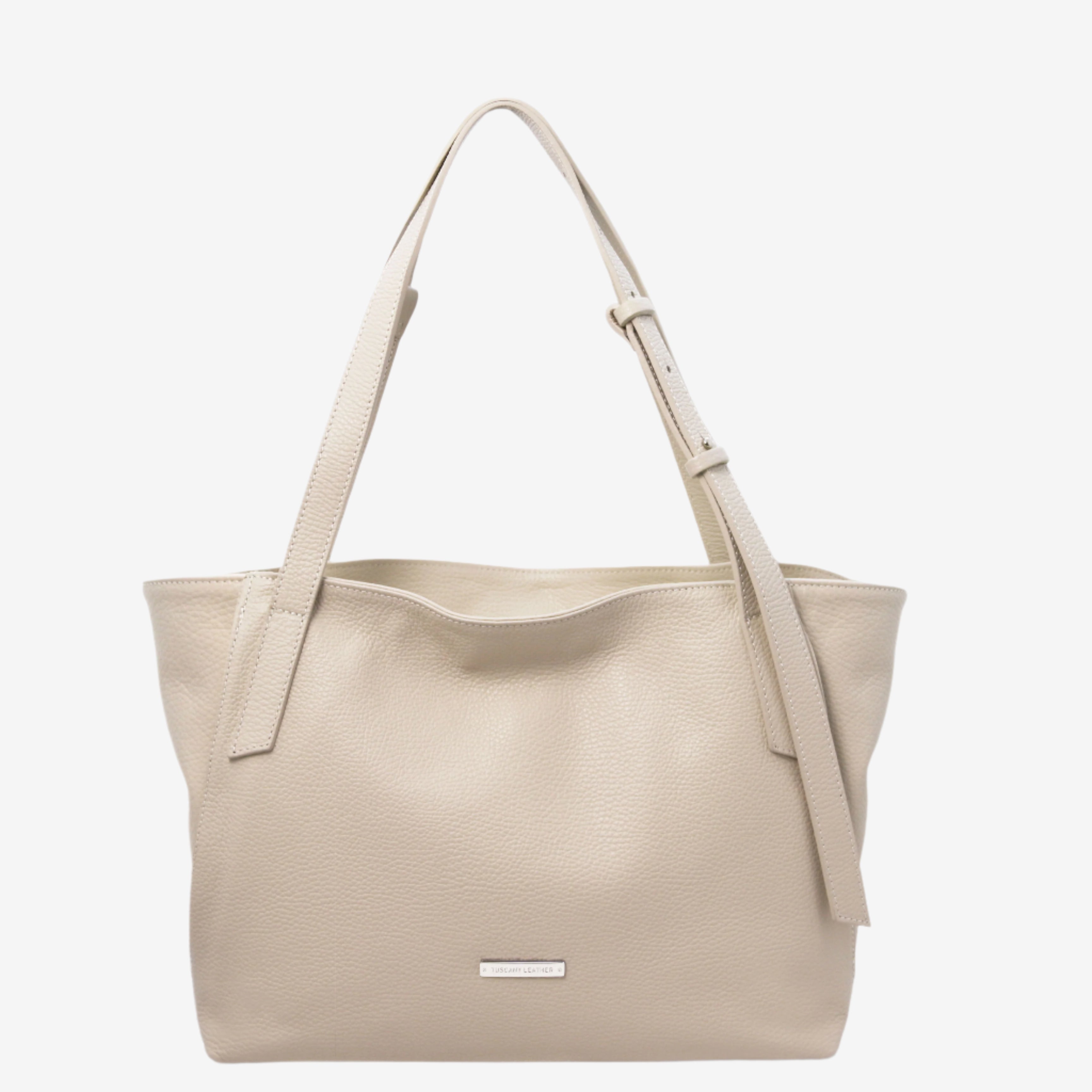 Tuscany Leather shoppers dames TL BAG TL142230 Beige 