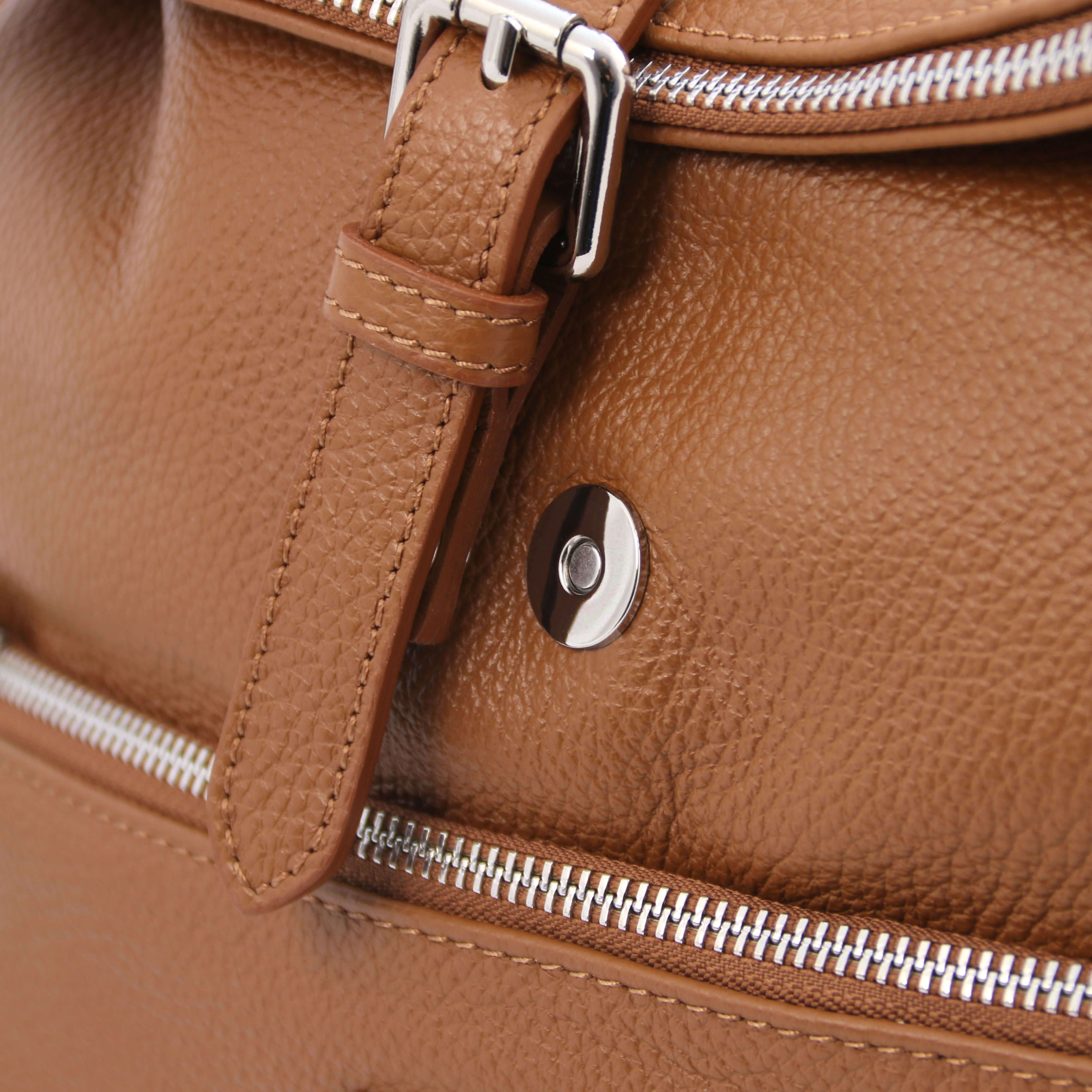 Tuscany Leather leren rugtas A4 DENVER voor heren TL142355 cognac materiaal