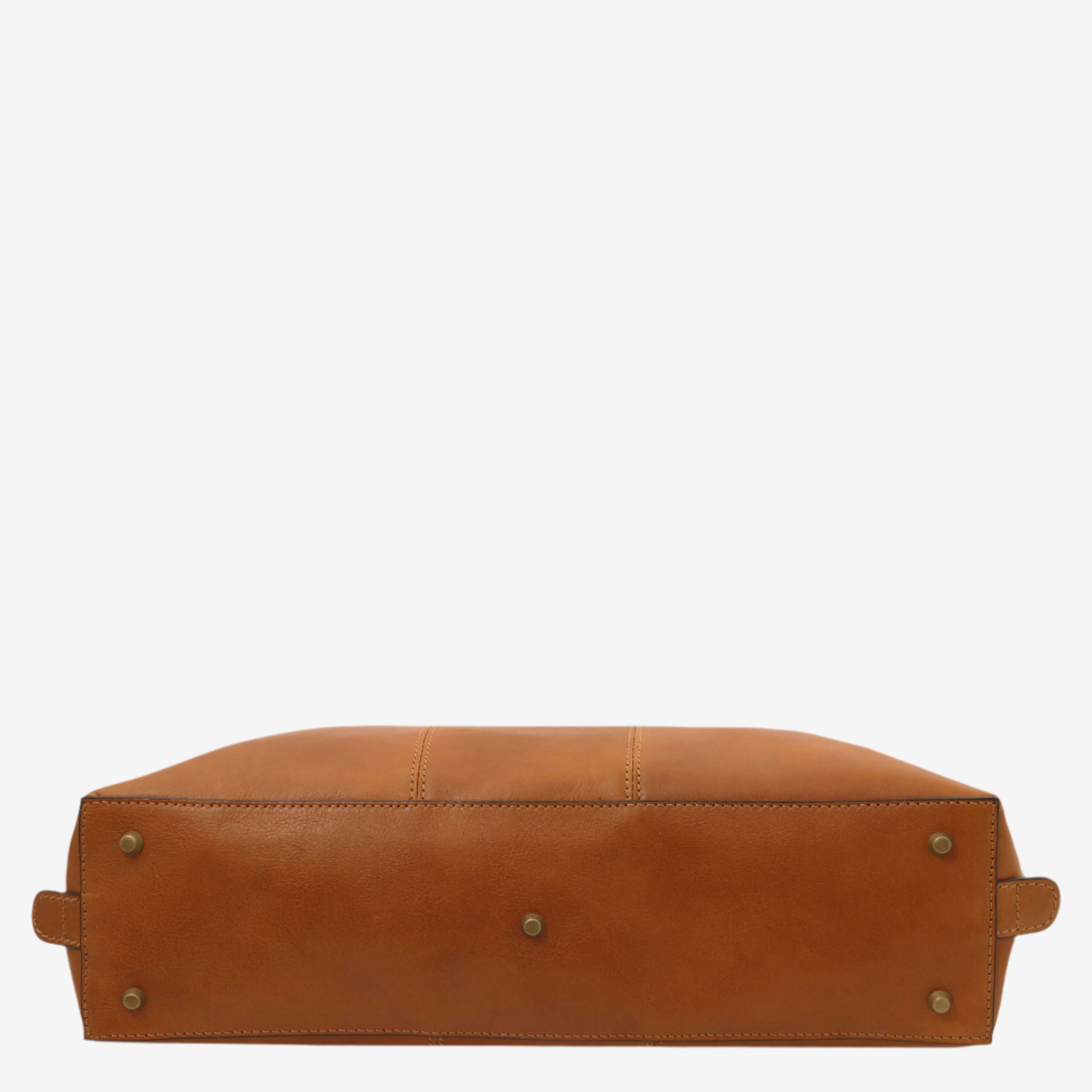 Tuscany Leather aktetassen dames Ravenna TL142426 natural onderkant