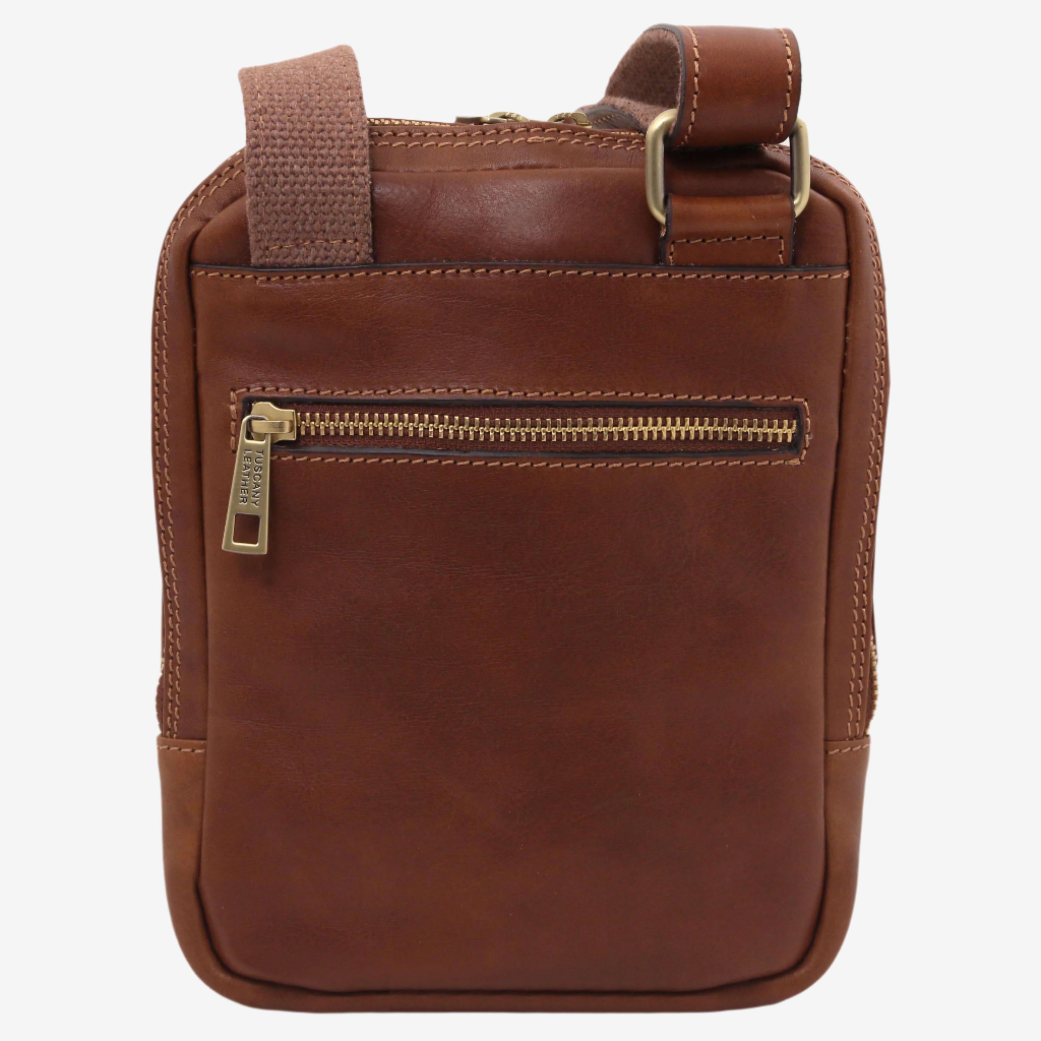 Tuscany Leather crossbodytassen heren Mark TL142428 brown achterkant