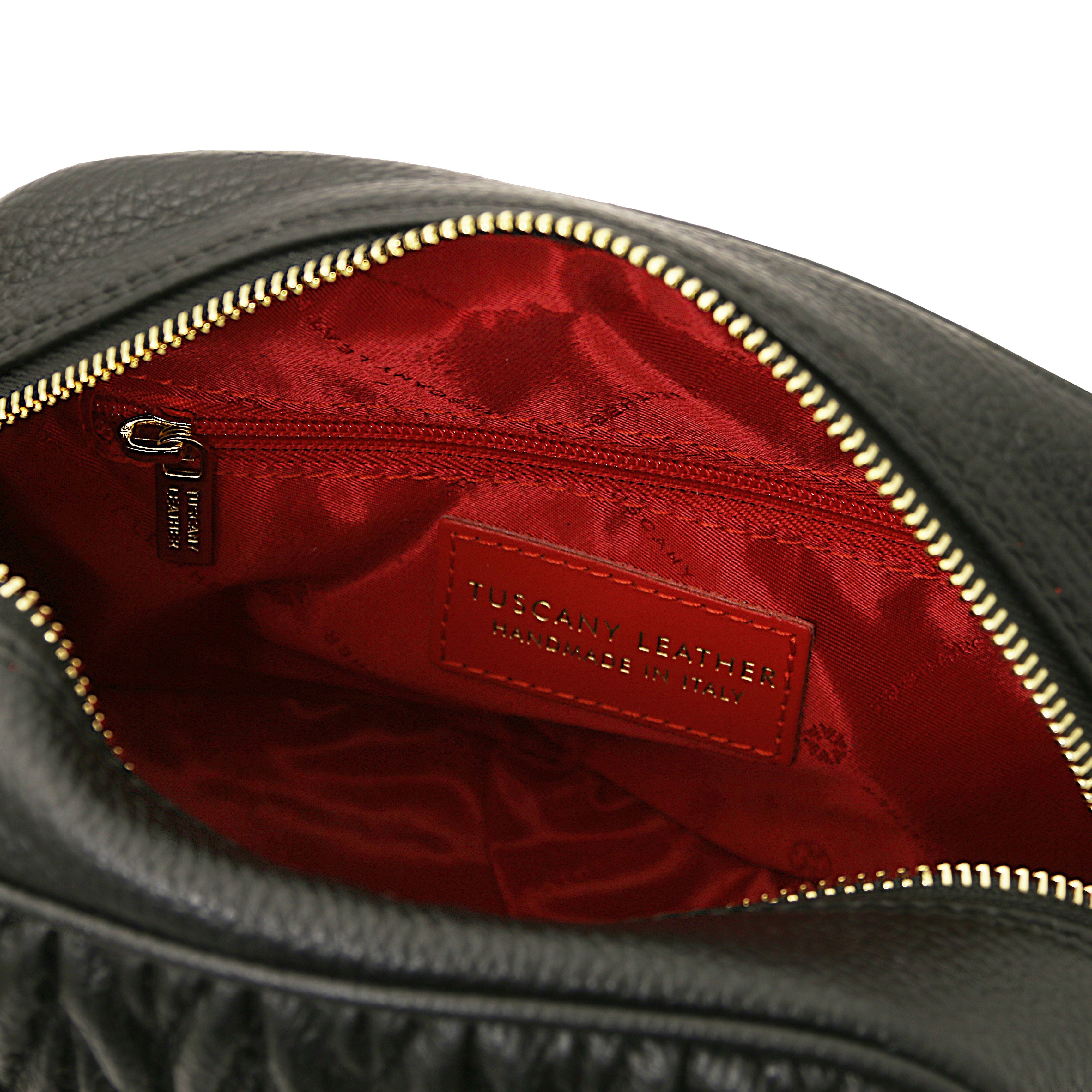 Tuscany Leather handtassen dames Chantilly TL142446 Black binnenkant