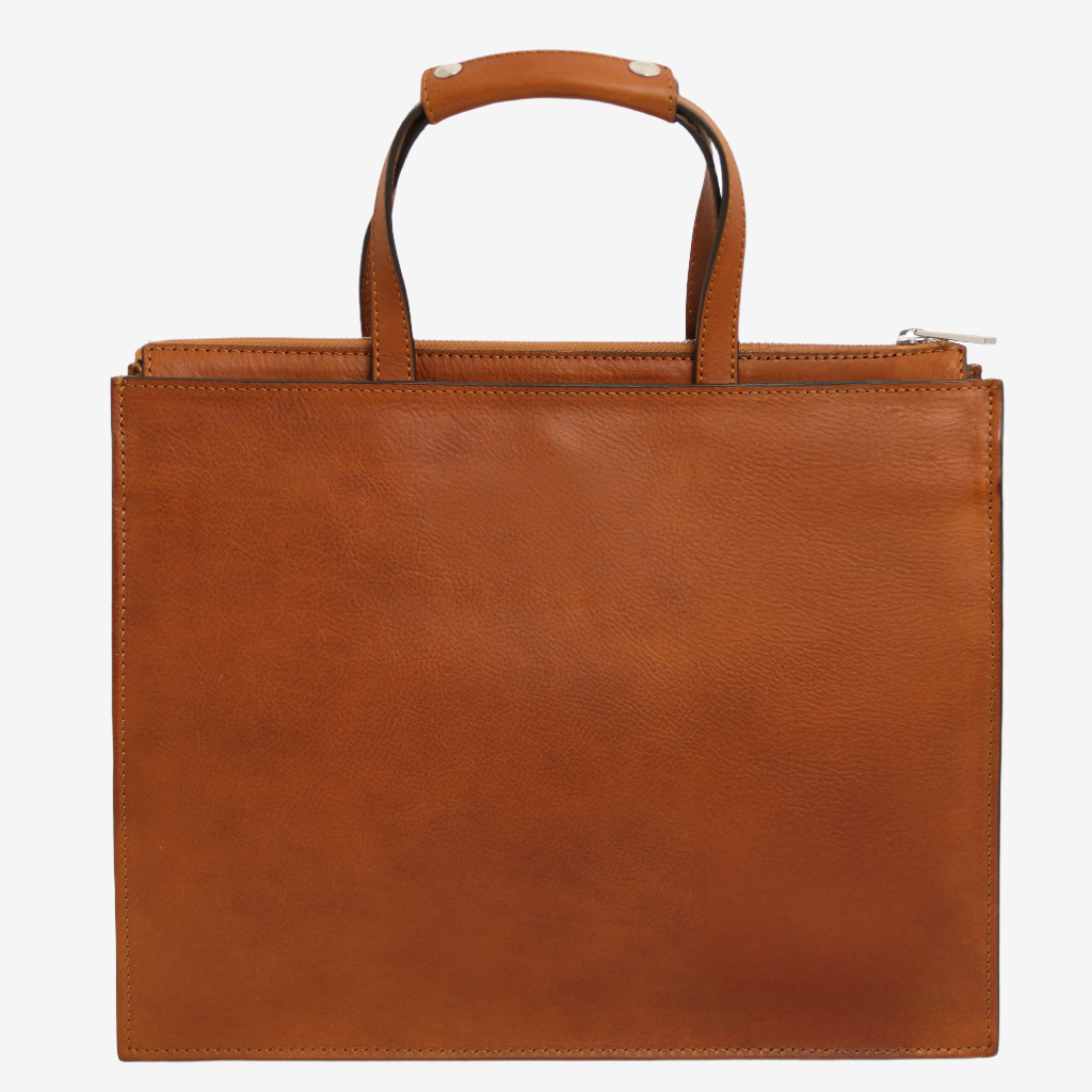 Tuscany Leather aktetassen dames Palermo TL142452 Natural achterkant