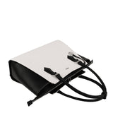 Socha laptoptas nivodur Caddy Black & White 15.6 SO088 zijkant liggend