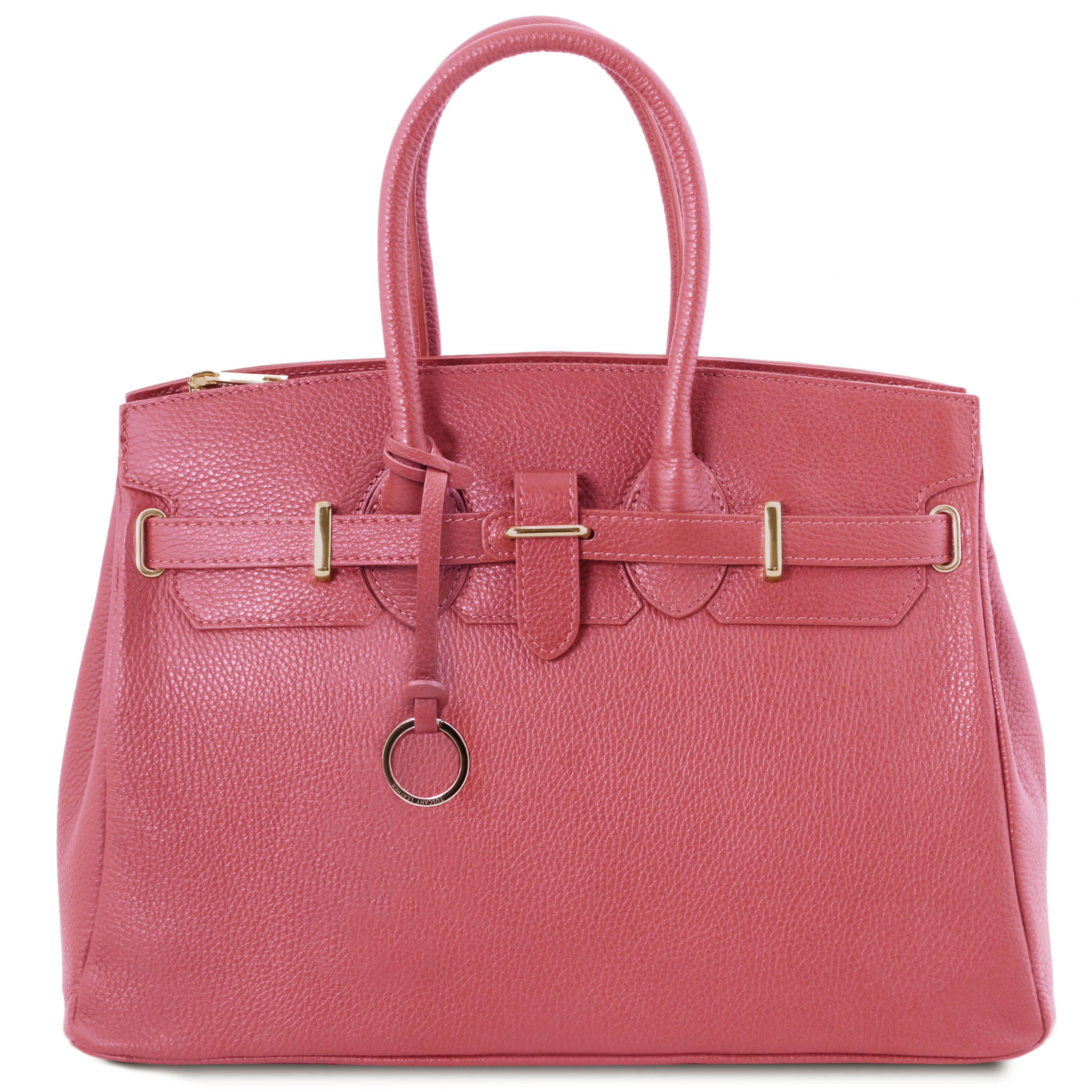 Tuscany Leather leren handtas TL Bag A4 voor dames tl141529 roze