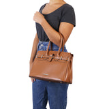 Tuscany Leather leren handtas TL Bag voor dames tl142174 cognac dame